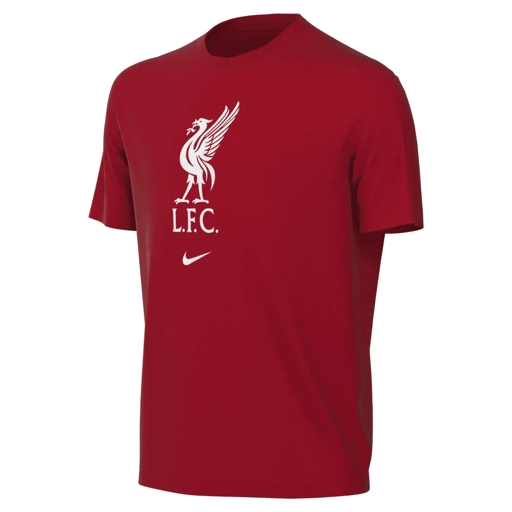 Nike 2023-24 Liverpool Youth Crest Tee - Red - White