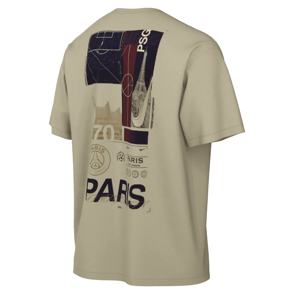 Nike 2023-24 PSG Graphic tee - Cream - Navy