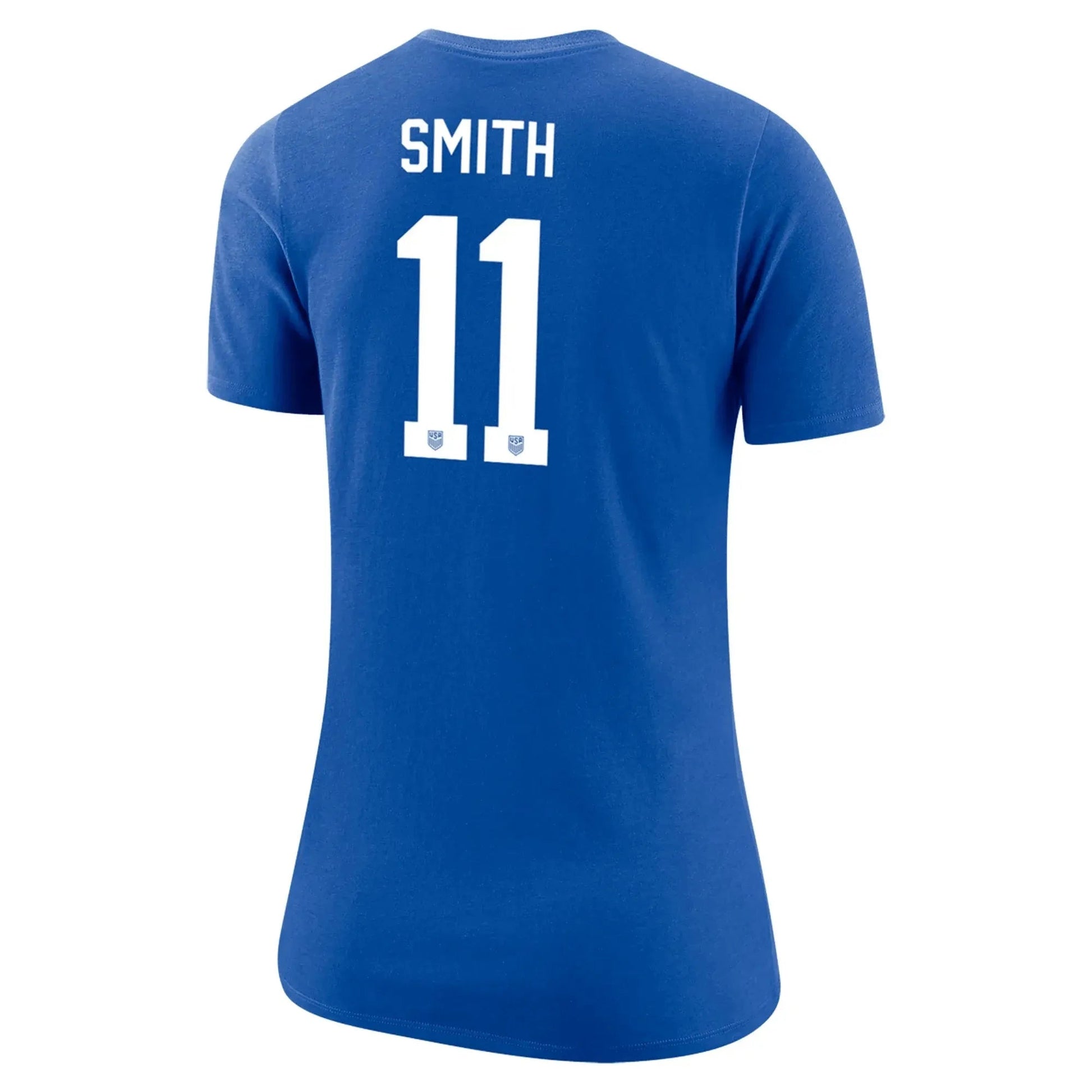 Nike 2023-24 USA Women's 4-Star Smith 11 Tee Royal (Back)