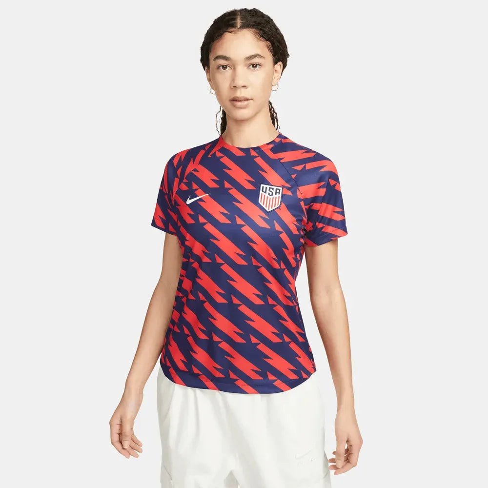 Nike 2023-24 USA Women's DF Academy Pre-Match Top (Model - Front)