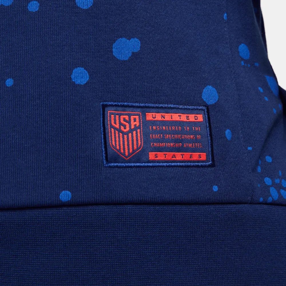 Nike 2023-24 USA Womens DF Fleece Hoodie (Detail 6)