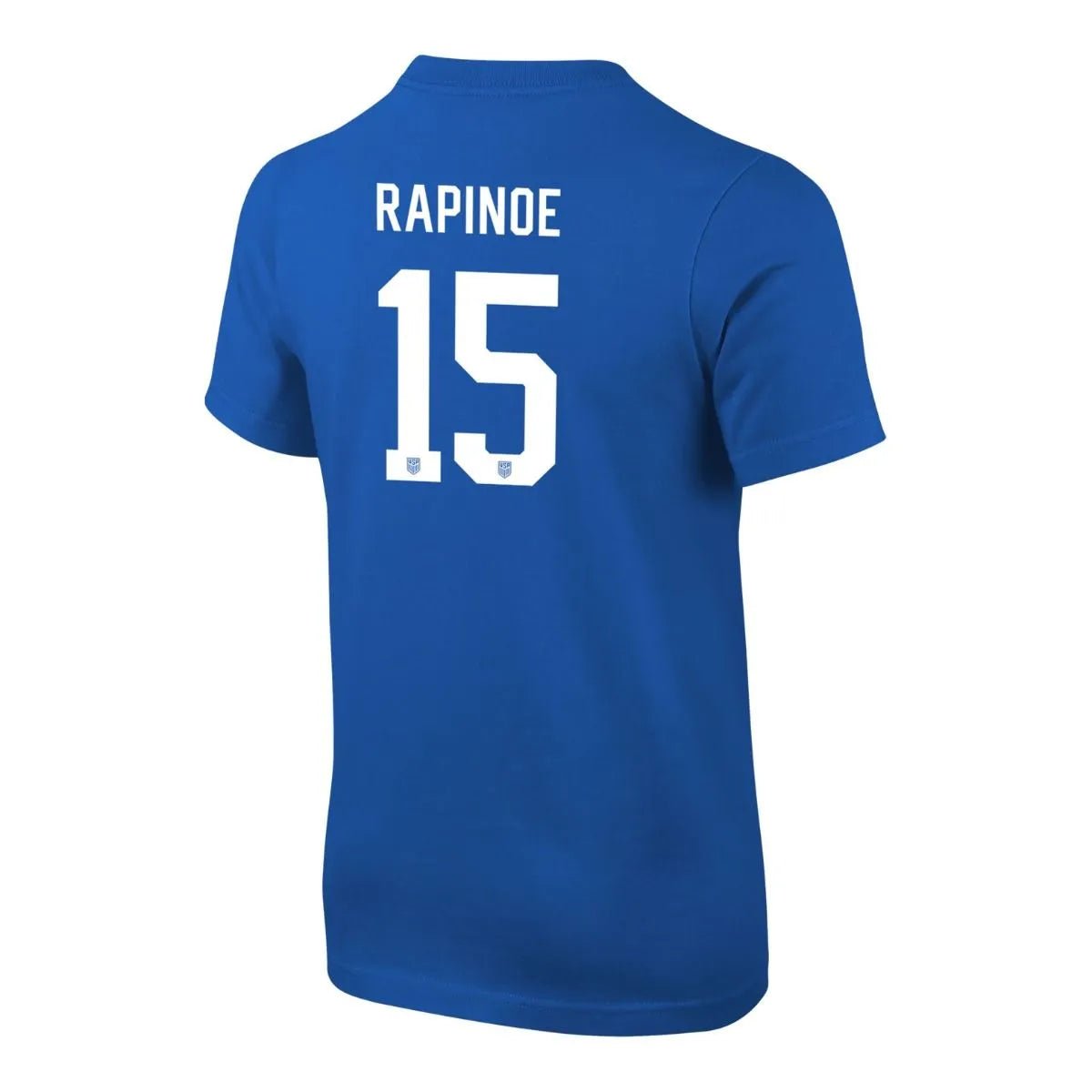 Nike 2023-24 USA Youth 4-Star Rapinoe 15 Tee Royal (Back)
