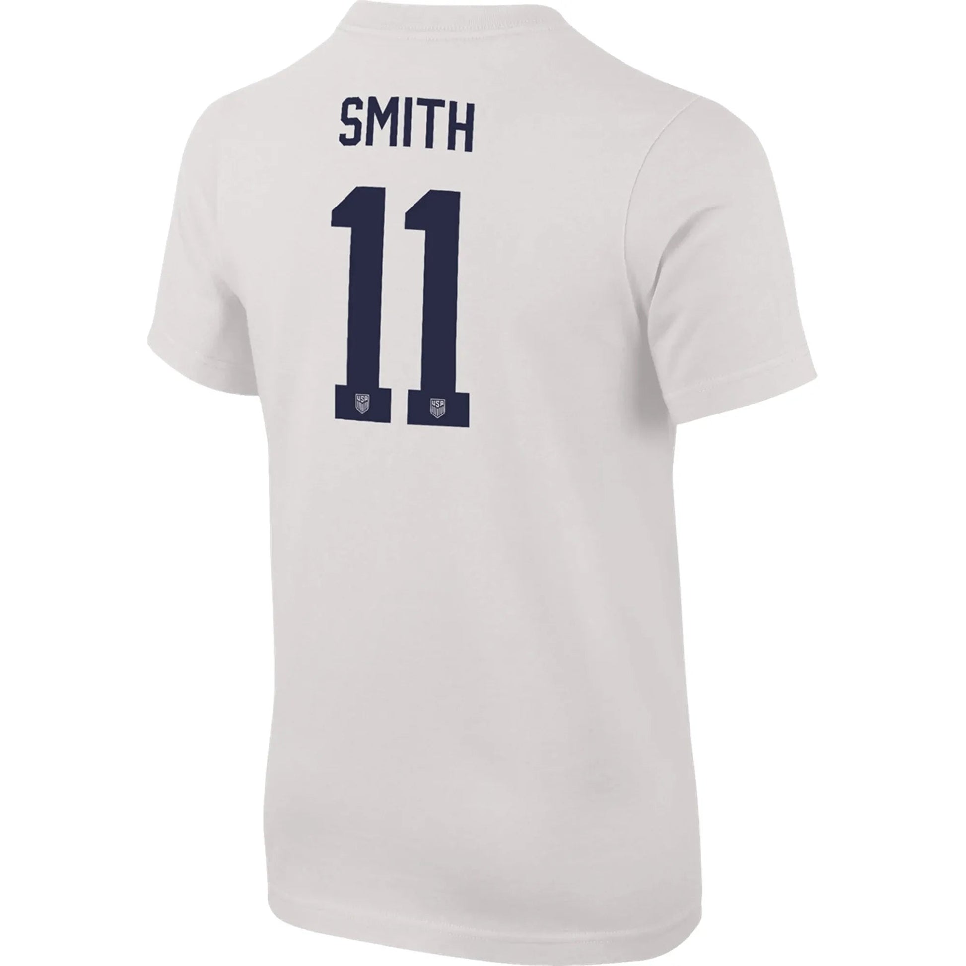 Nike 2023-24 USA Youth 4-Star Smith 11 Tee  White (Back)