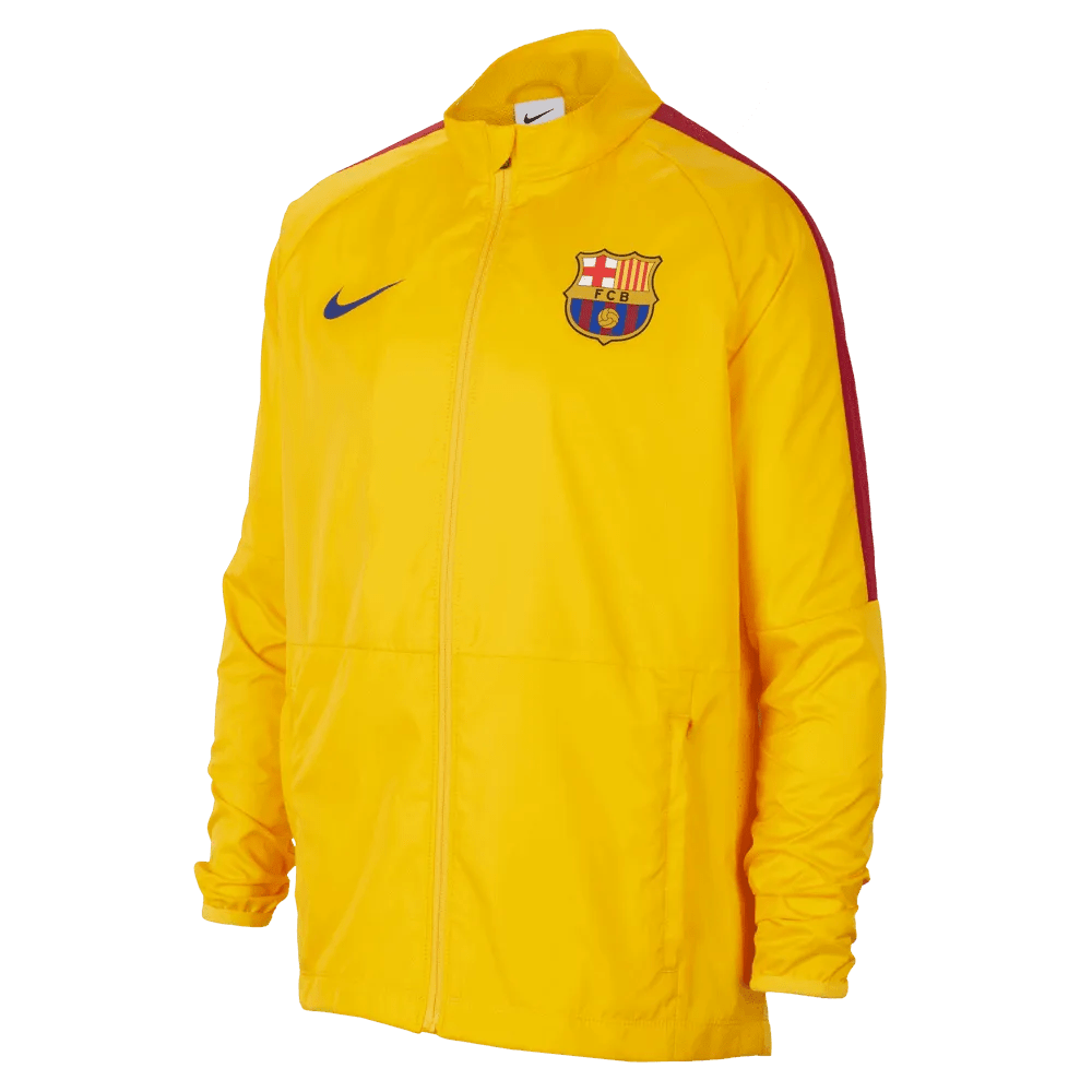 Nike 2023 FC Barcelona Youth AWF Academy Jacket - Yellow