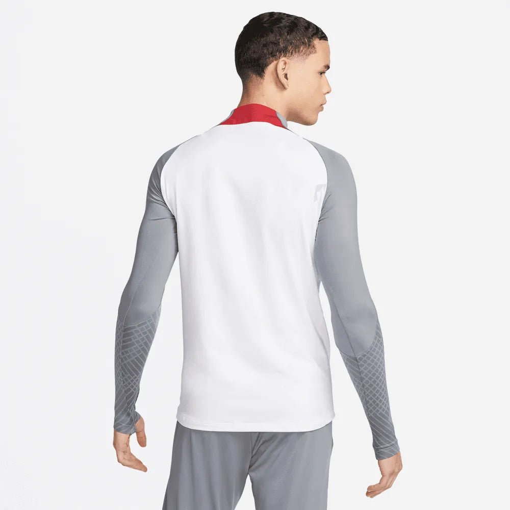 Nike 2023 Liverpool FC Strike Drill Top - White-Grey-Tough Red