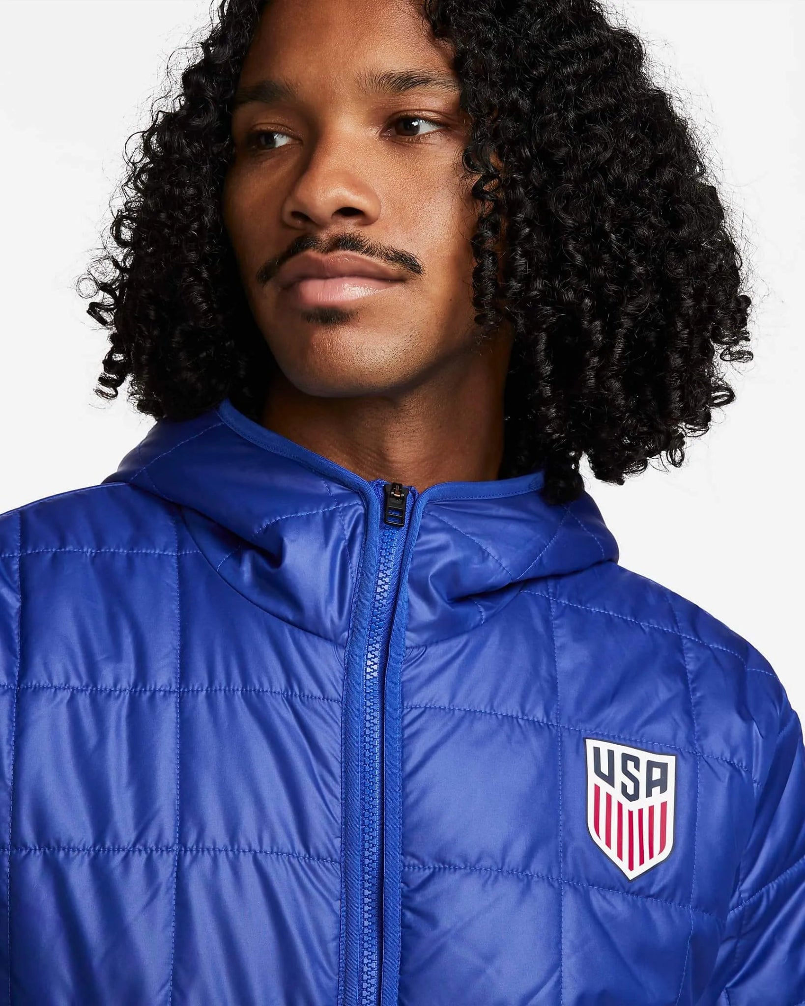 Nike 2023 USA Men's Fleece-Lined Hooded Jacket (Detail 1)