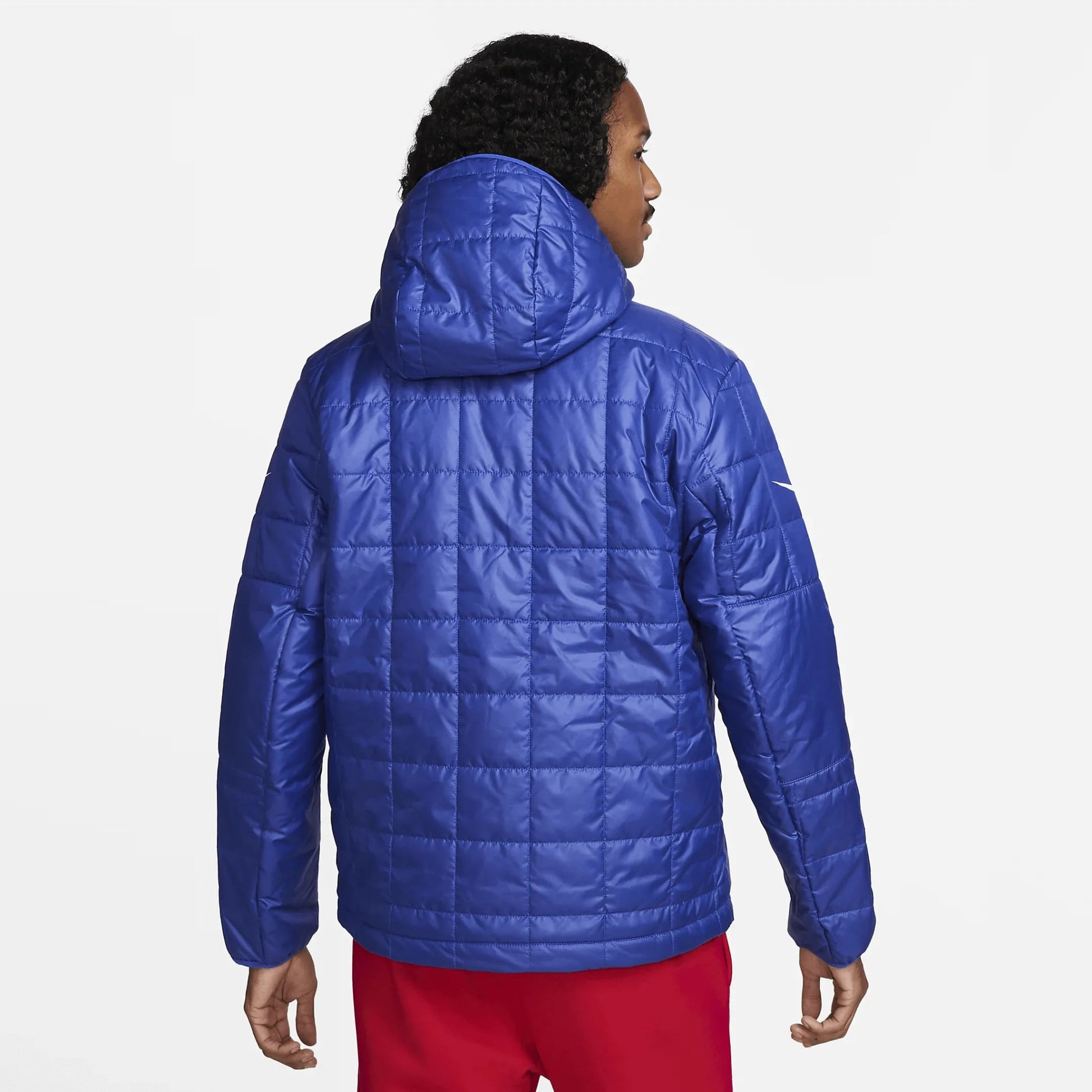 Nike 2023 USA Men's Fleece-Lined Hooded Jacket (Model - Back)