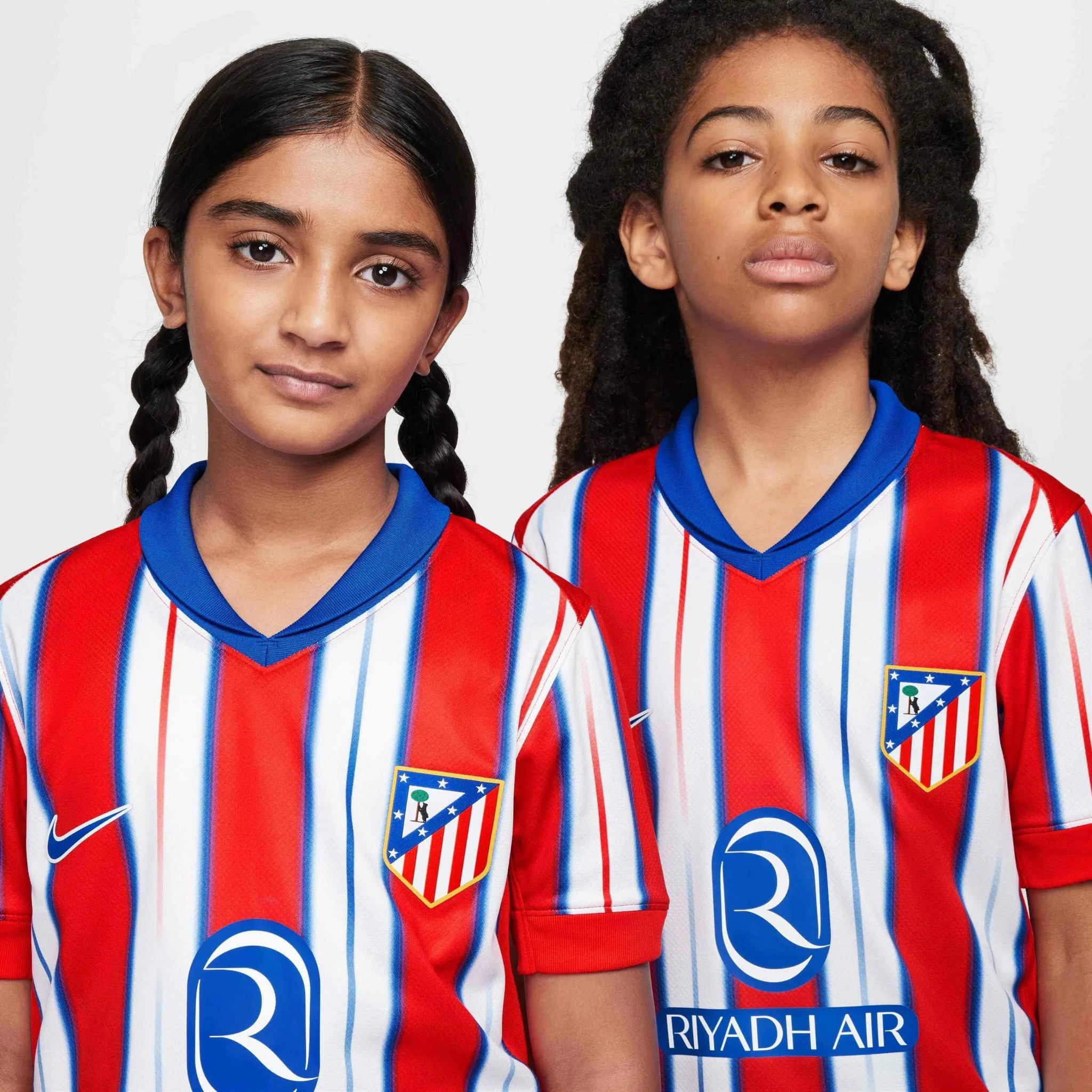 Nike 2024-25 Atletico Madrid Youth Stadium Home Jersey