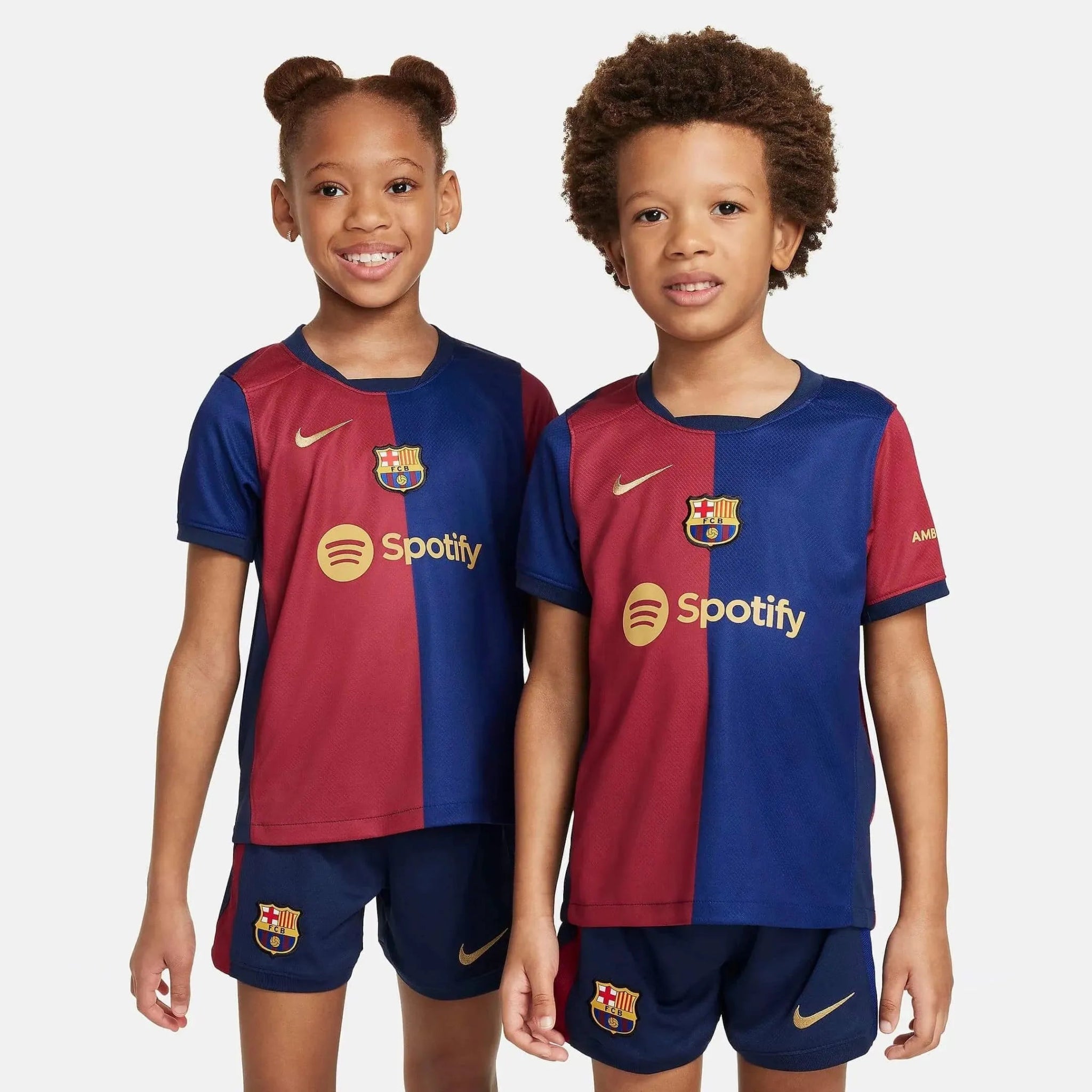 Nike 2024-25 Barcelona Little Kids' Stadium Home Kit