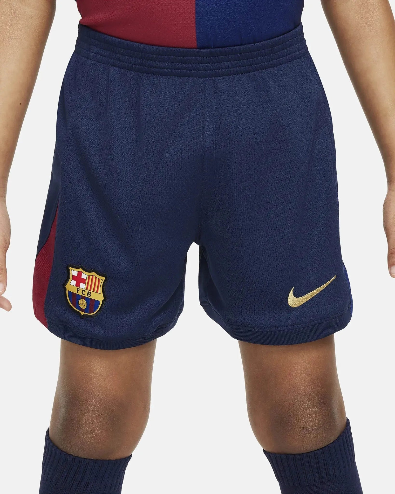 Nike 2024-25 Barcelona Little Kids' Stadium Home Kit
