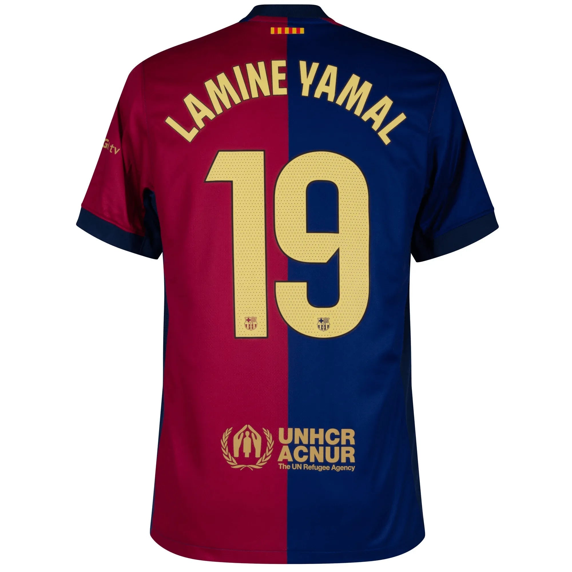 Nike 2024-25 Barcelona Youth Stadium Home Jersey