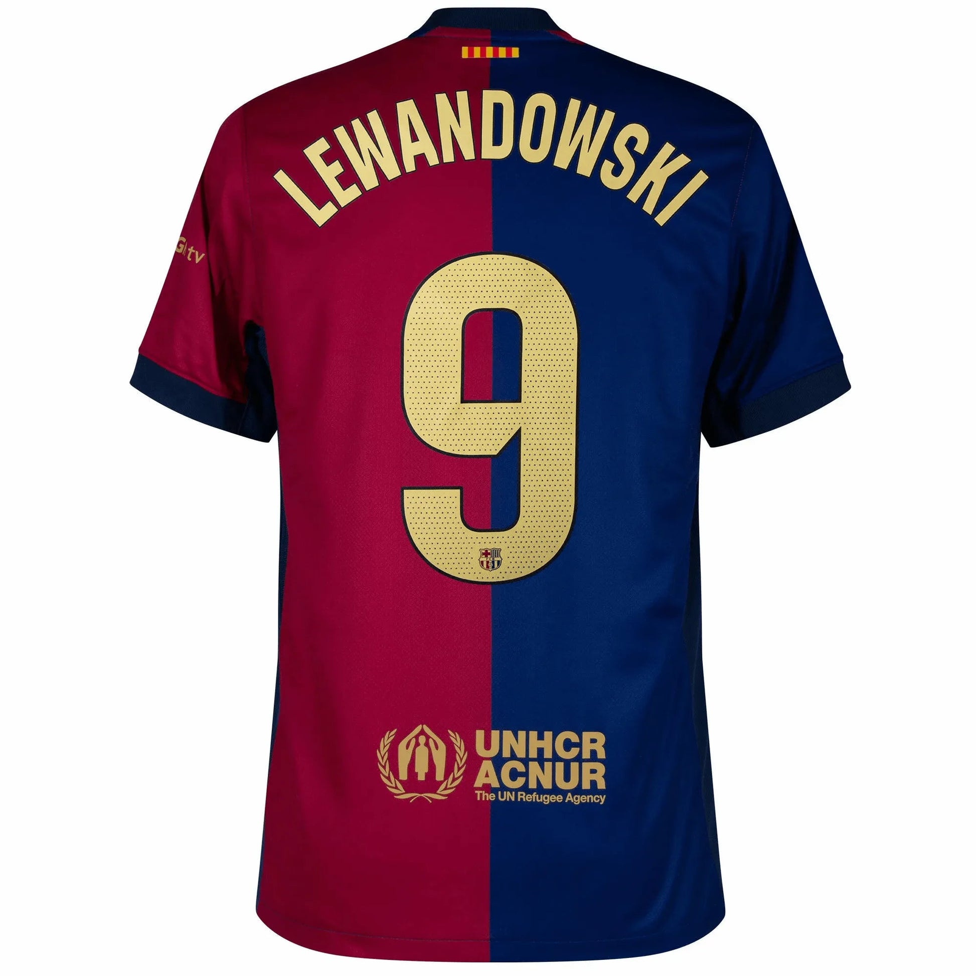 Nike 2024-25 Barcelona Youth Stadium Home Jersey