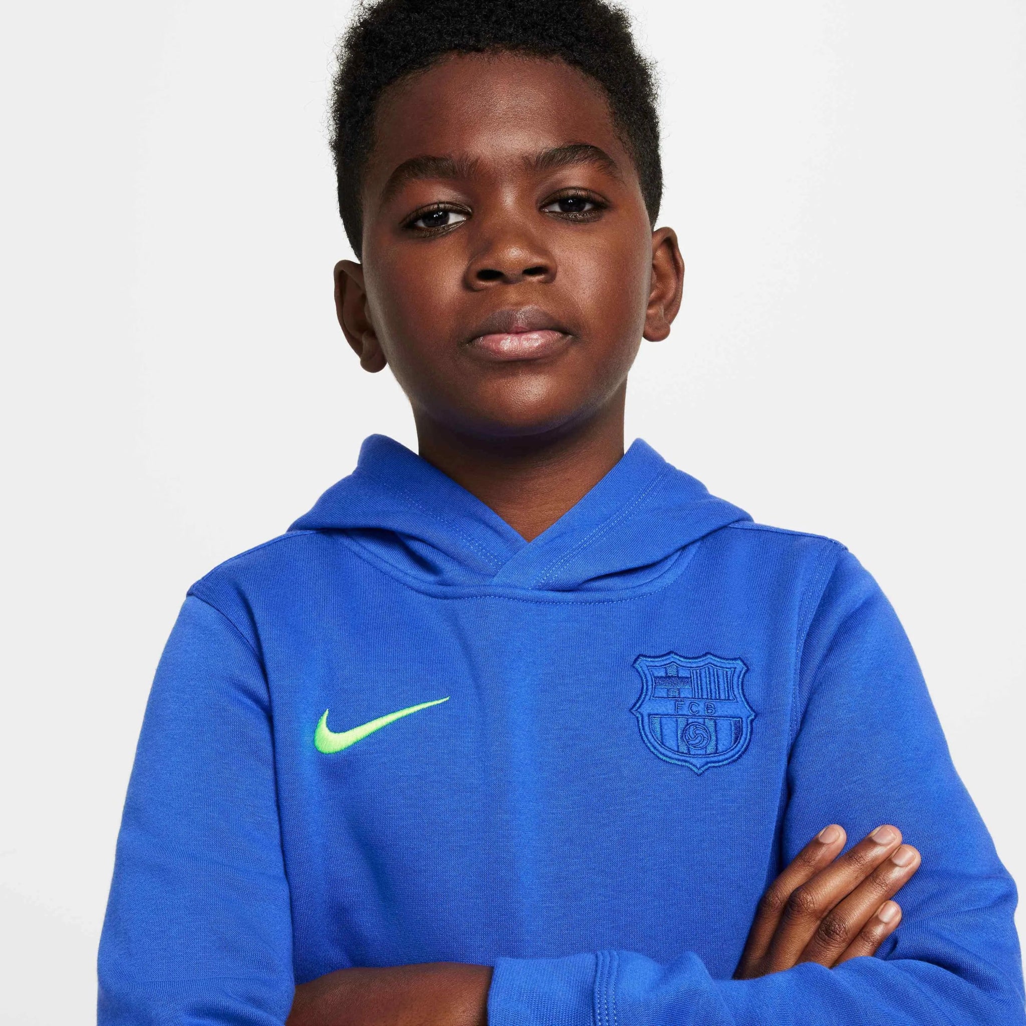 Nike 2024-25 Barcelona Youth Third Pullover Hoodie