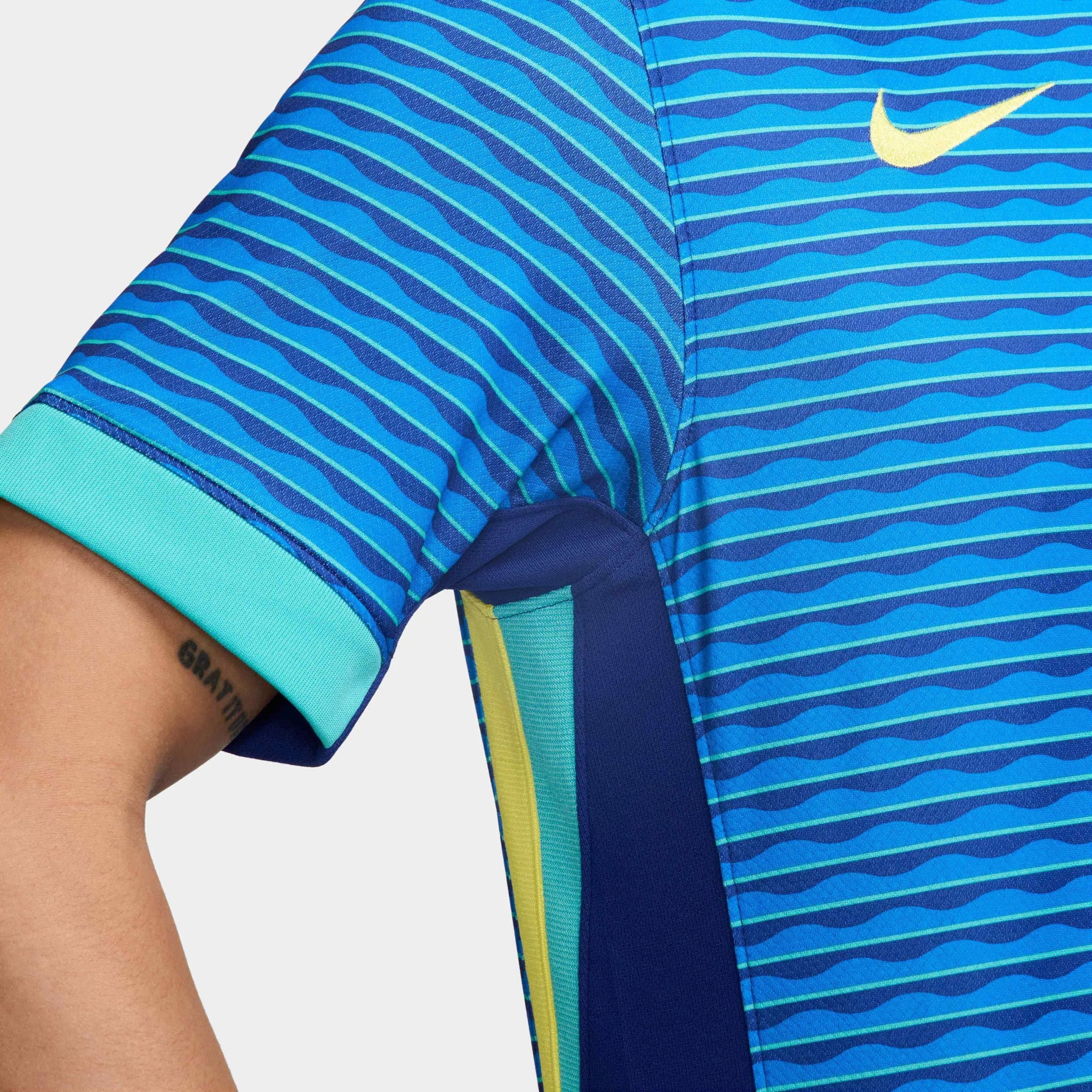 Nike 2024-25 Brazil Men's Stadium Away Jersey (Detail 2)