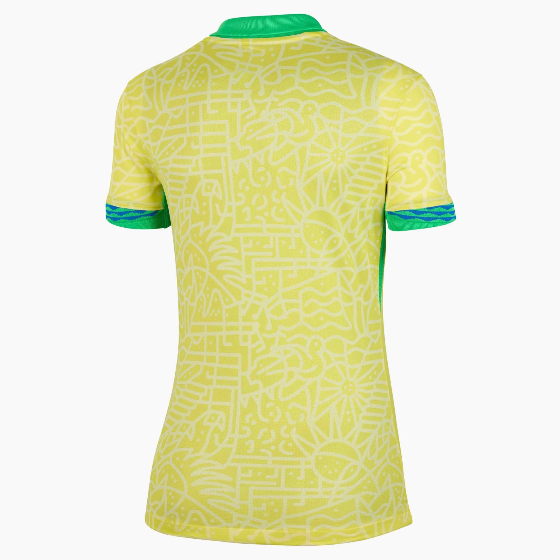 Nike 2024-25 Brazil Women's Stadium Home Jersey (Back)