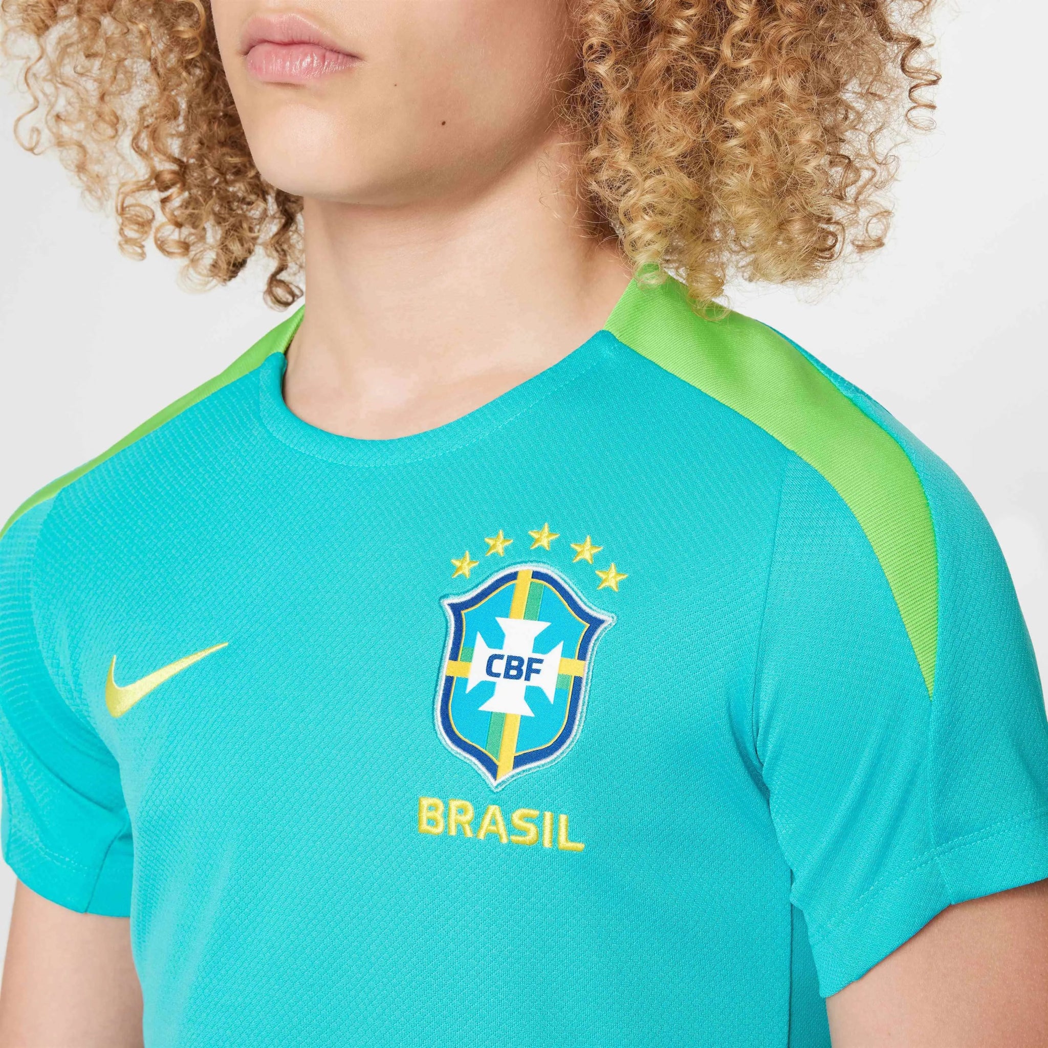 Nike 2024-25 Brazil Youth Dri-Fit Strike Top