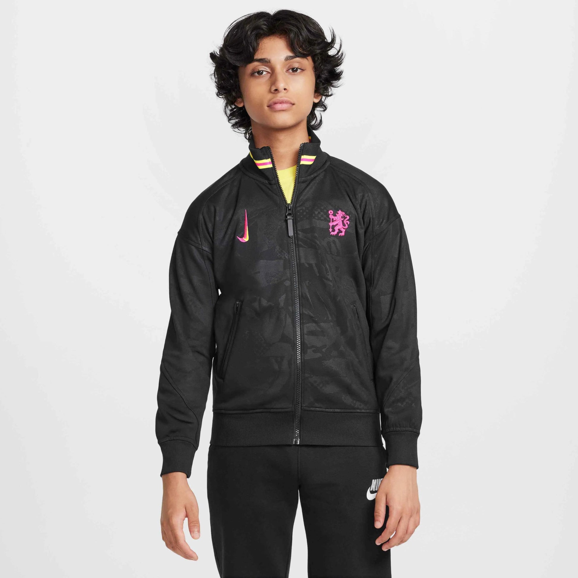 Nike 2024-25 Chelsea Youth Academy Pro Third Anthem Jacket (Model - Front)