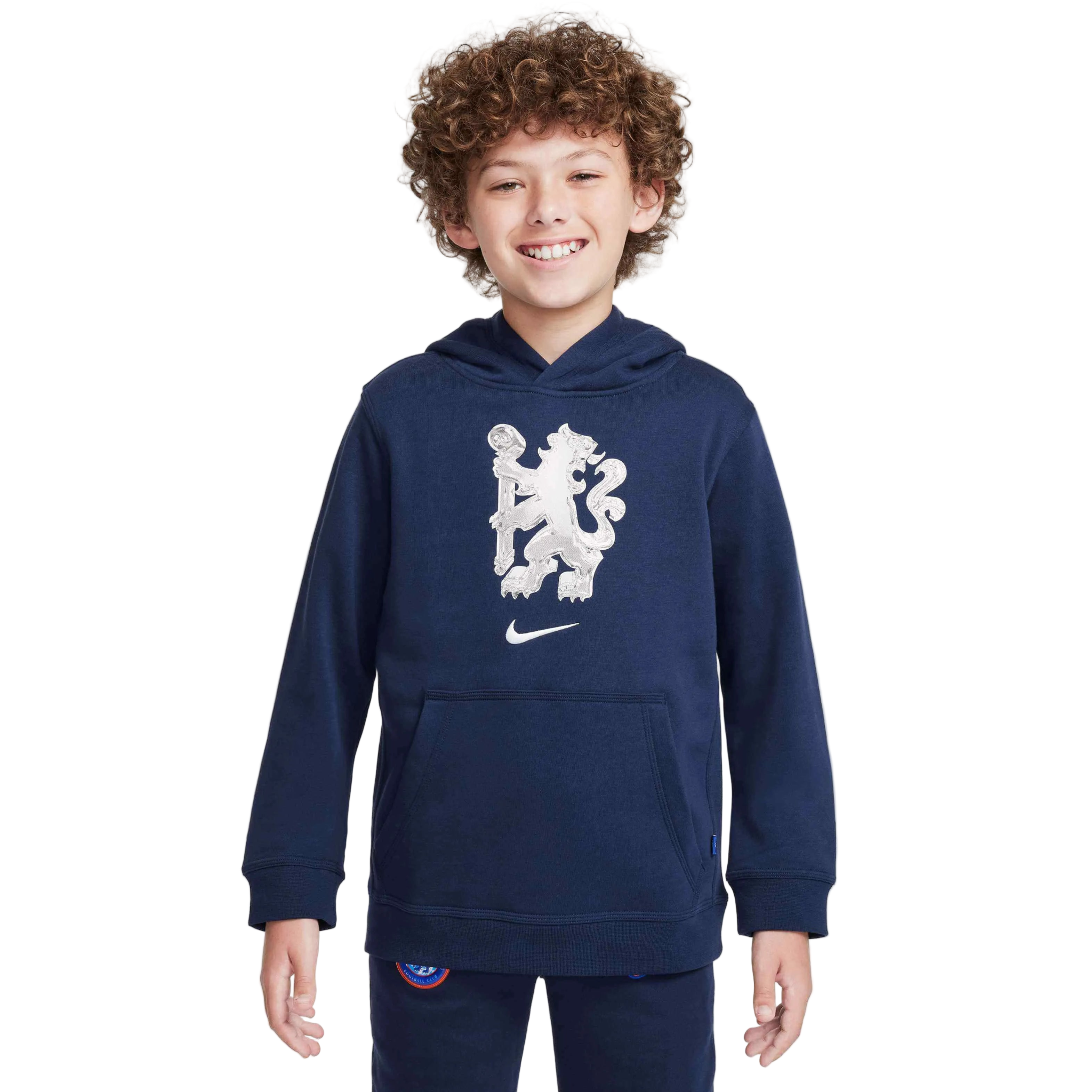 Nike 2024-25 Chelsea Youth Club PO Hoodie (Model - Front)