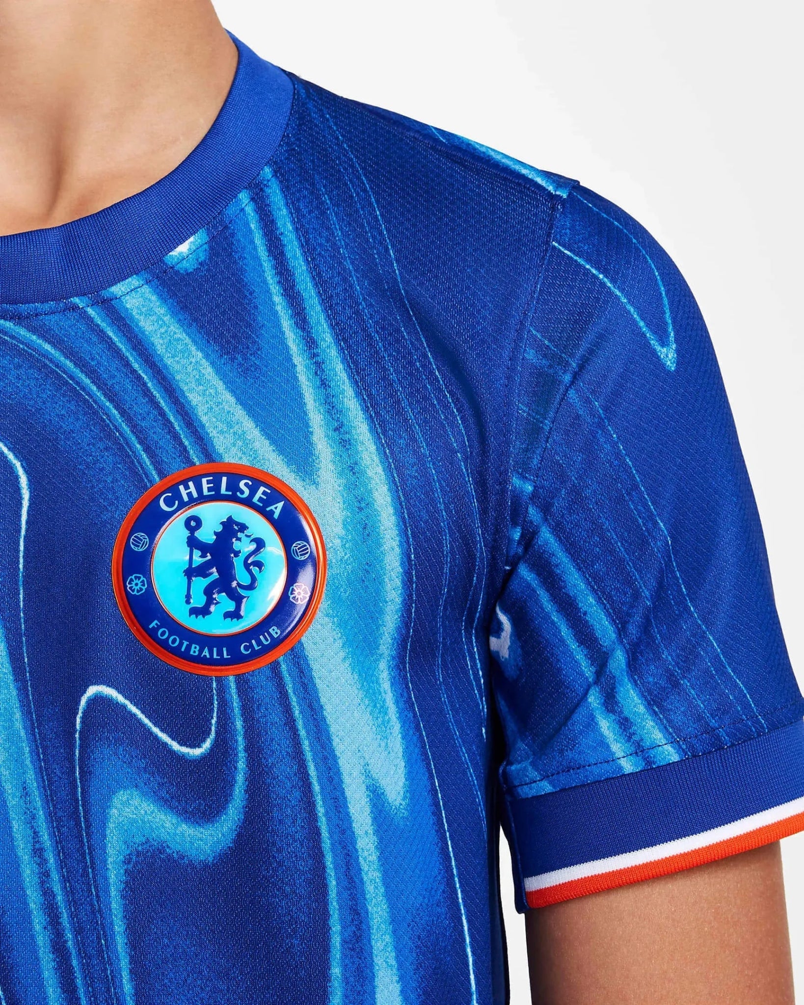 Nike 2024-25 Chelsea Youth Stadium Home Jersey (Detail 2)