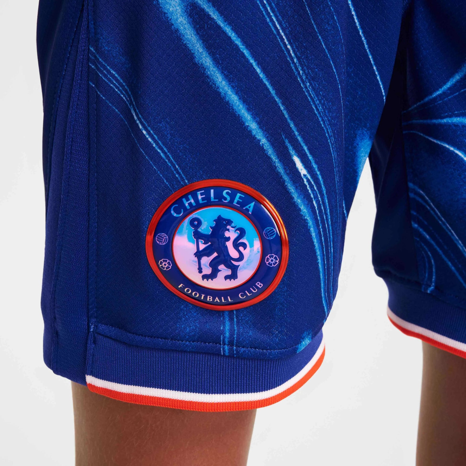 Nike 2024-25 Chelsea Youth Stadium Home Shorts