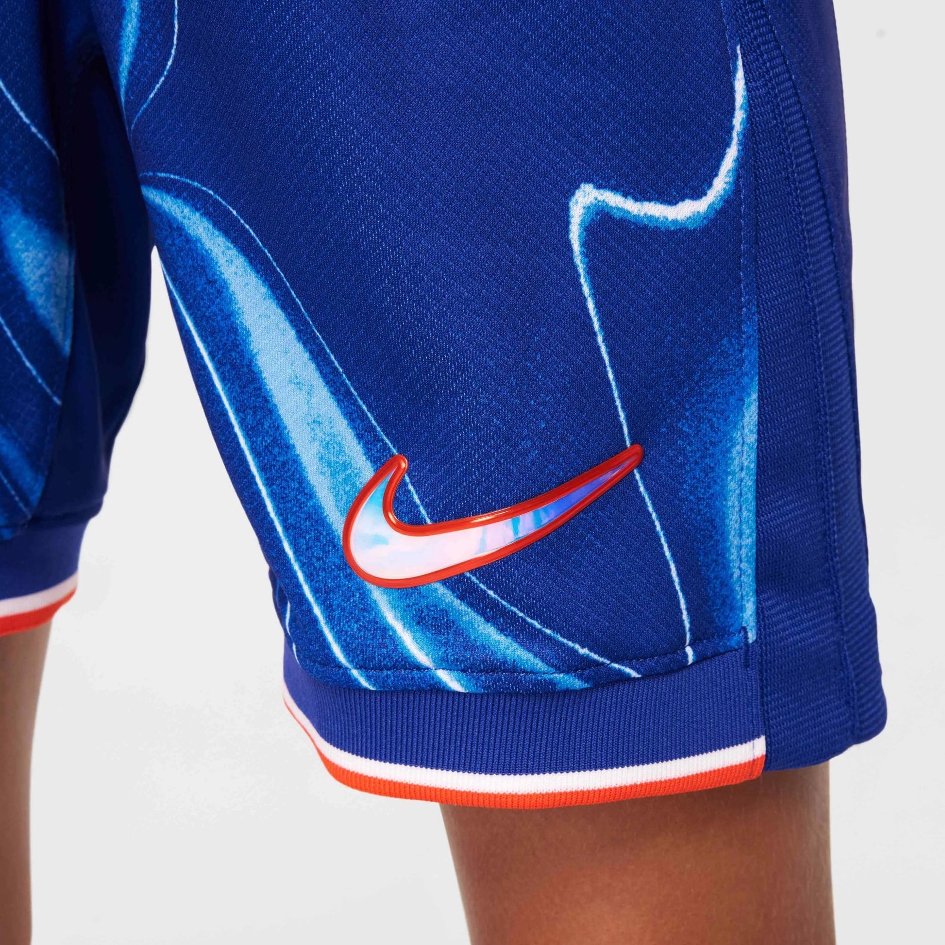 Nike 2024-25 Chelsea Youth Stadium Home Shorts