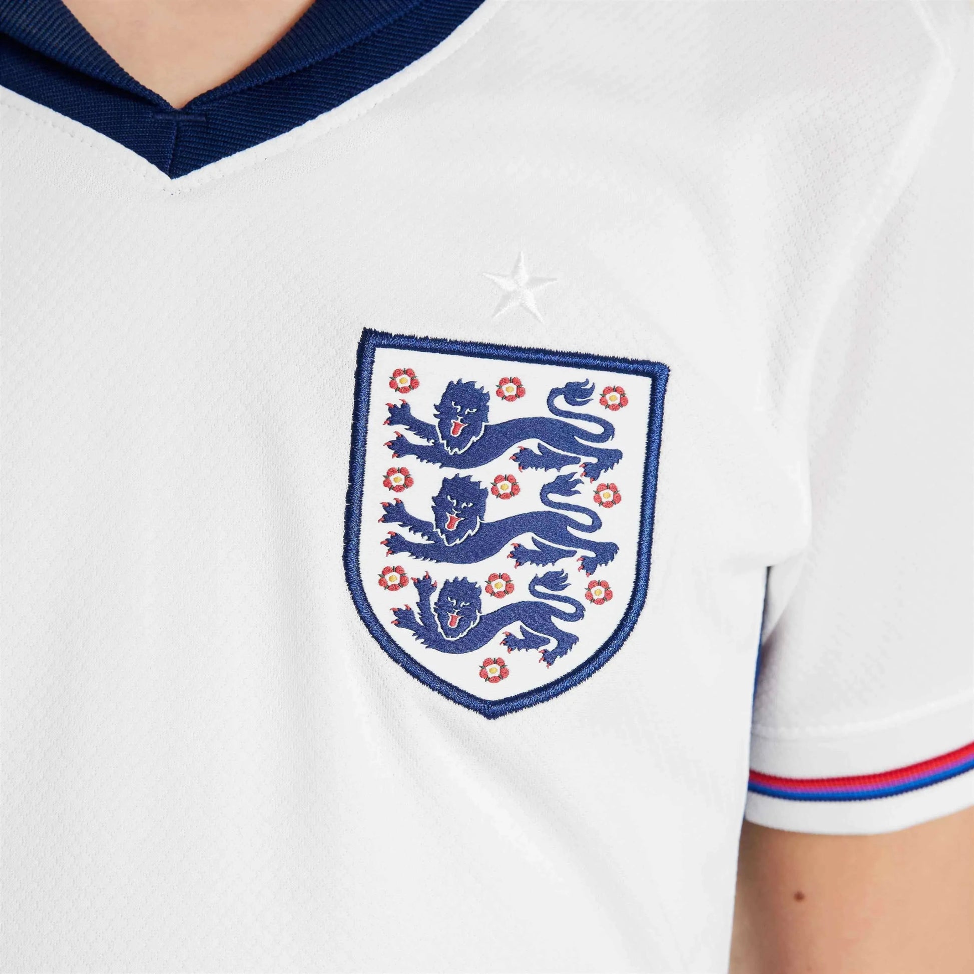 Nike 2024-25 England Youth Stadium Home Jersey (Detail 2)