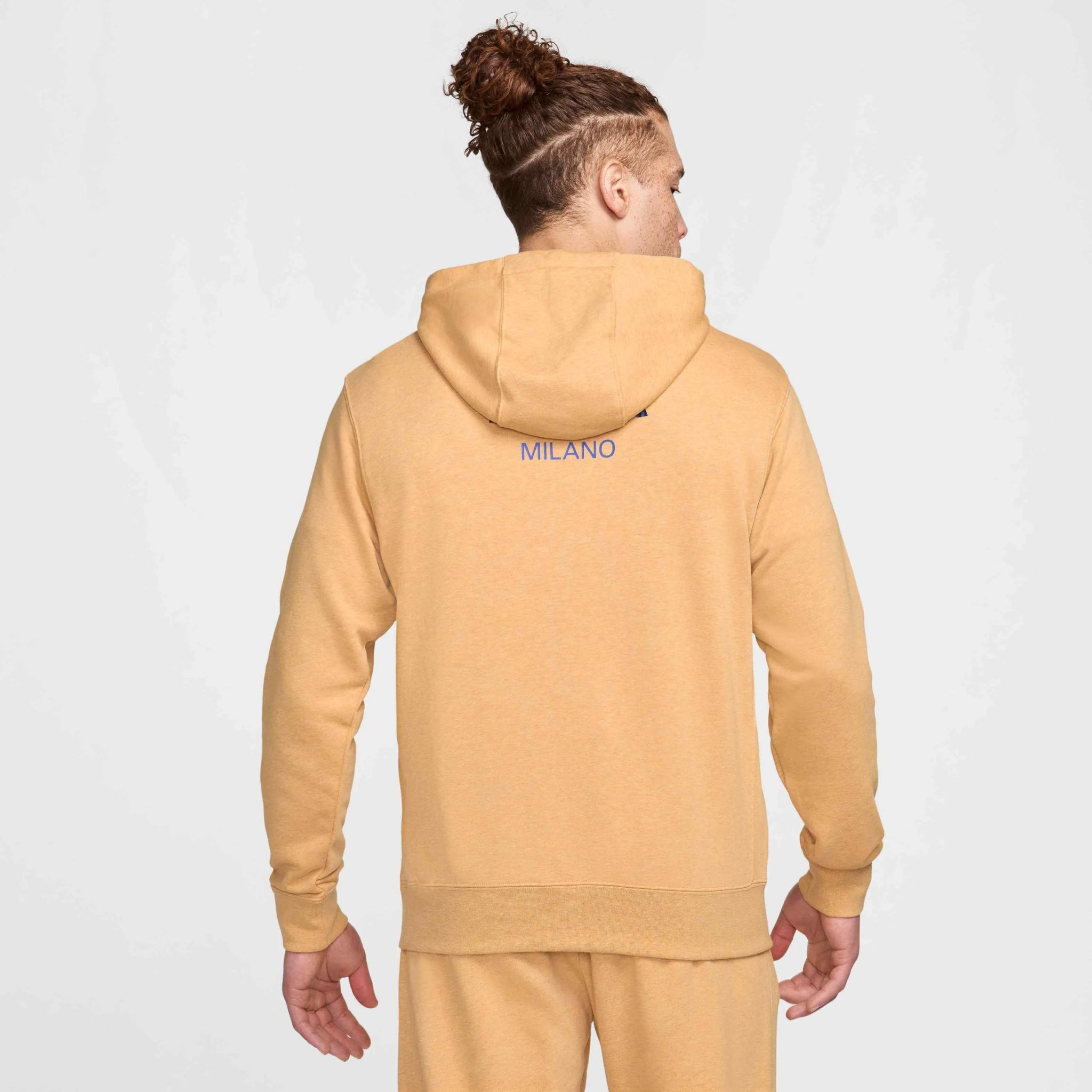 Nike 2024-25 Inter Milan Men's Club Pullover Hoodie (Model - Back)