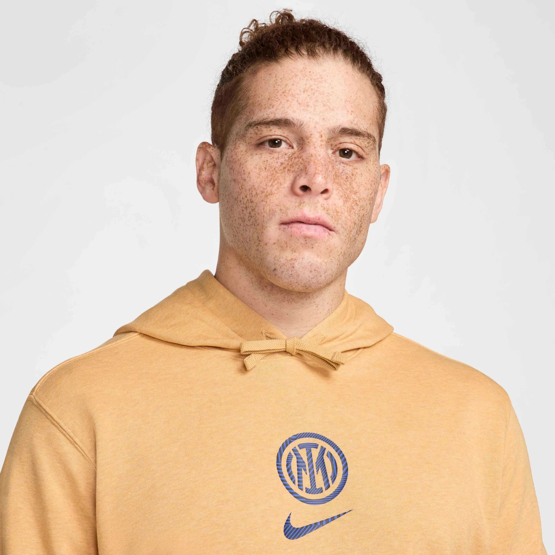 Nike 2024-25 Inter Milan Men's Club Pullover Hoodie (Detail 1)
