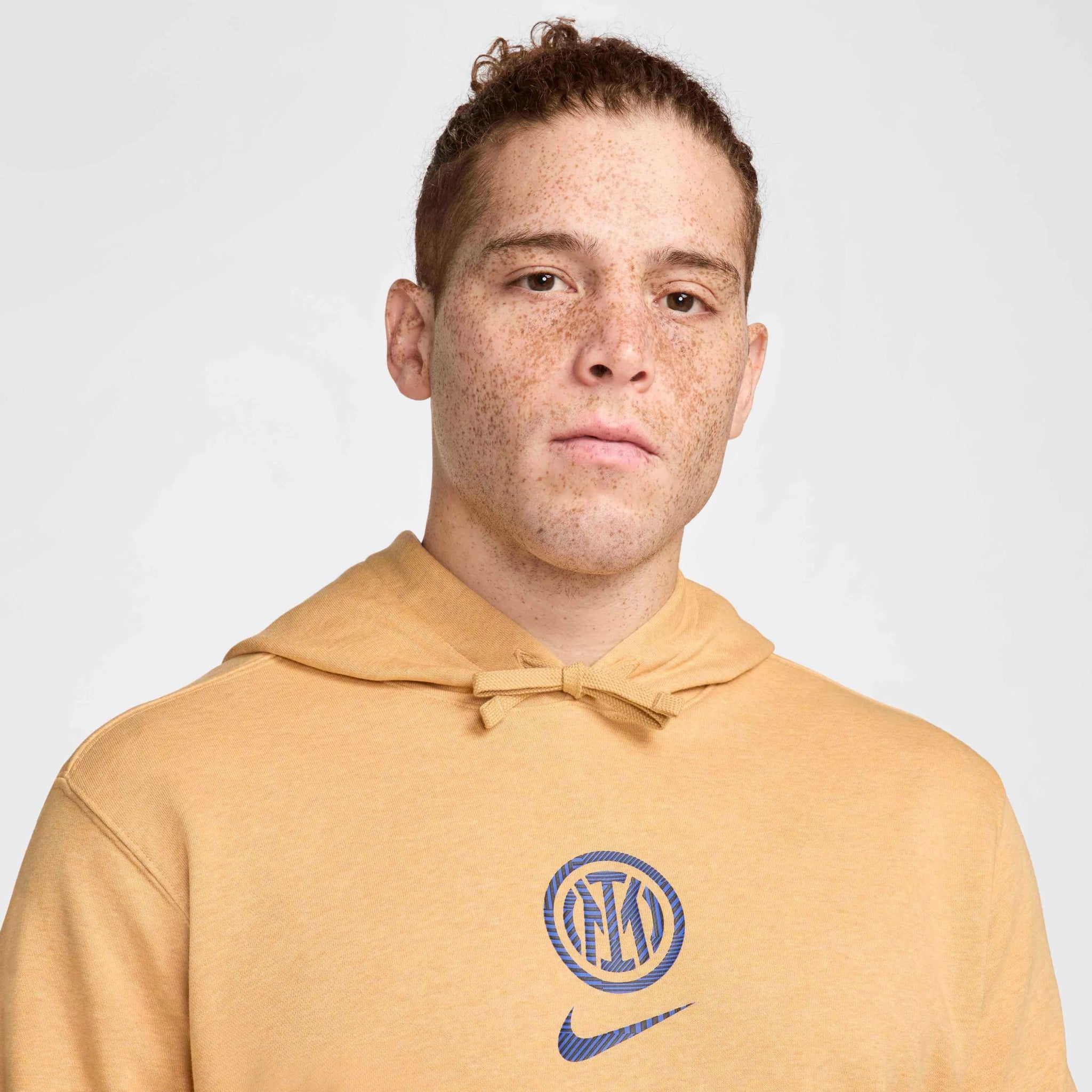 Nike 2024-25 Inter Milan Men's Club Pullover Hoodie (Detail 1)