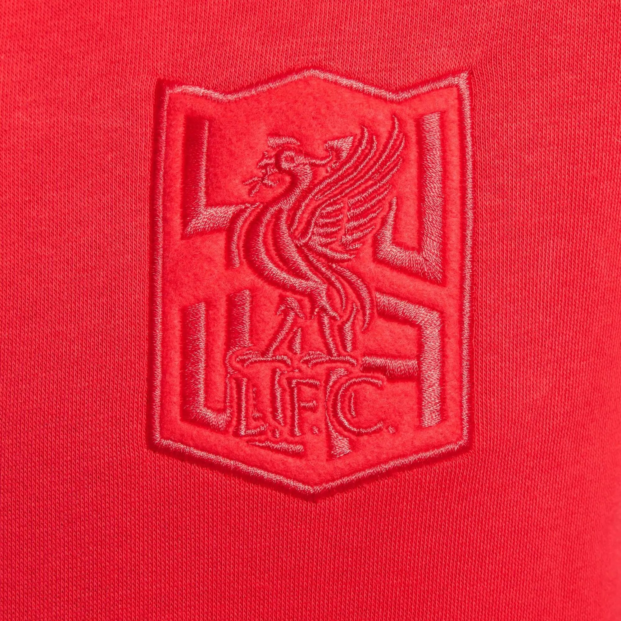 Nike 2024-25 Liverpool Youth Club Pullover Hoodie