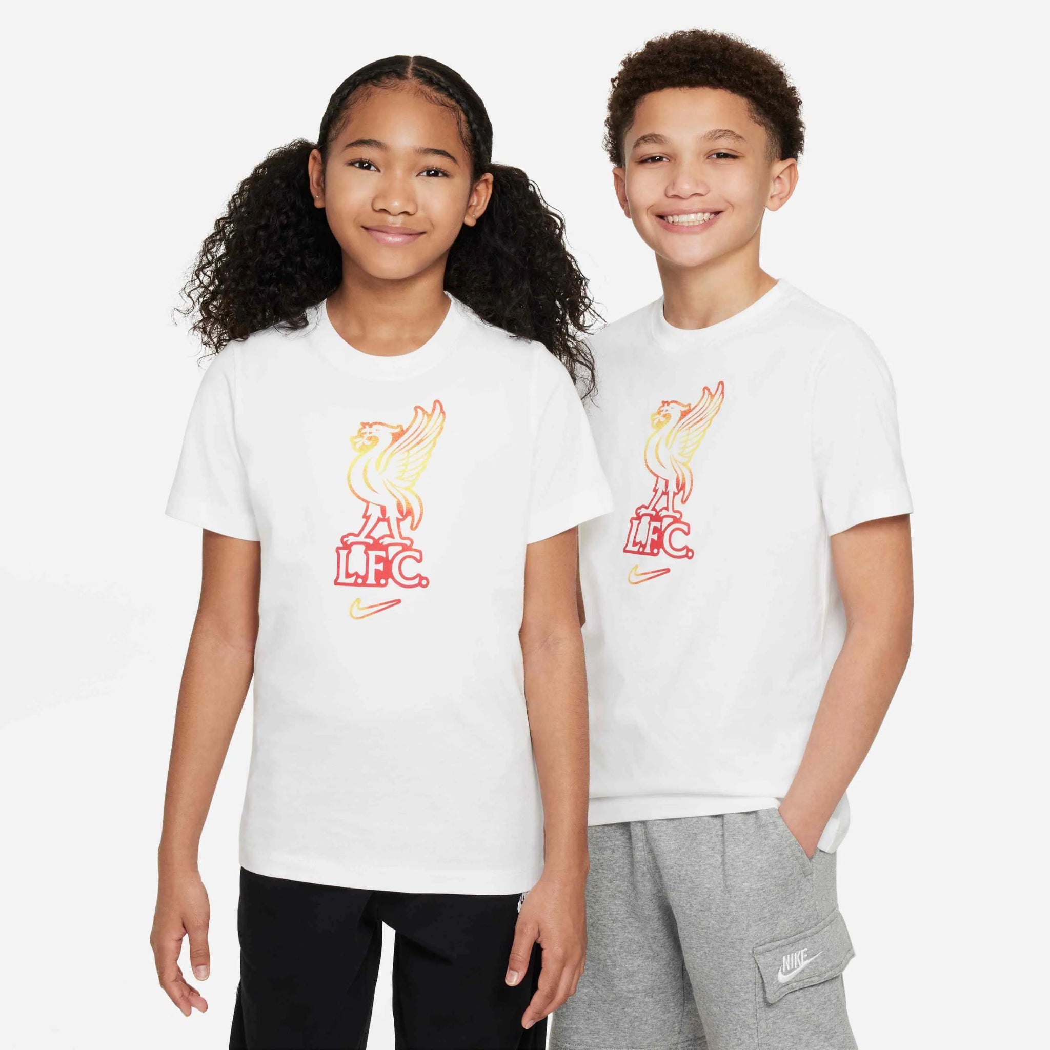 Nike 2024-25 Liverpool Youth Crest Tee (Models - Front)