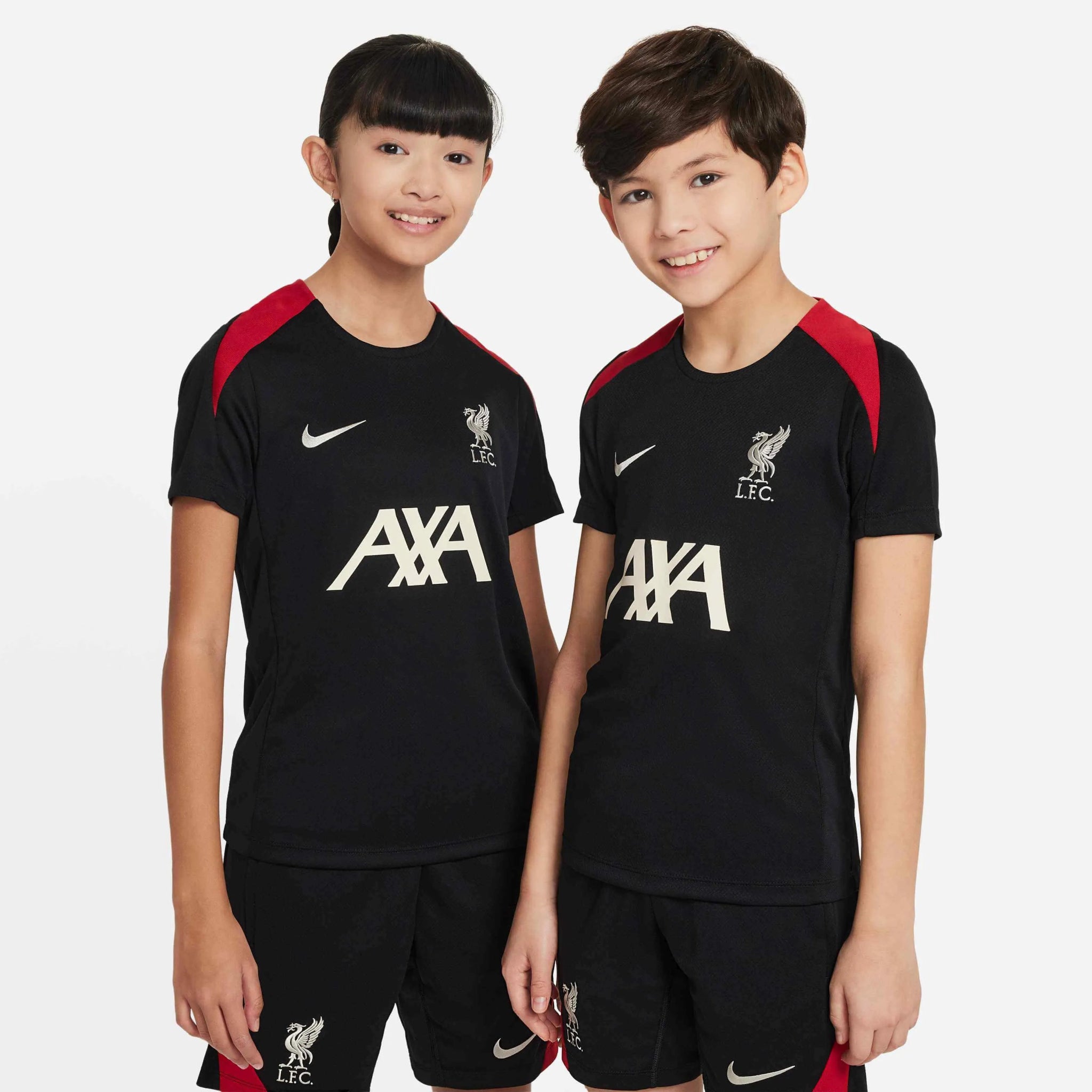 Nike 2024-25 Liverpool Youth Strike Top Black (Models - Front)