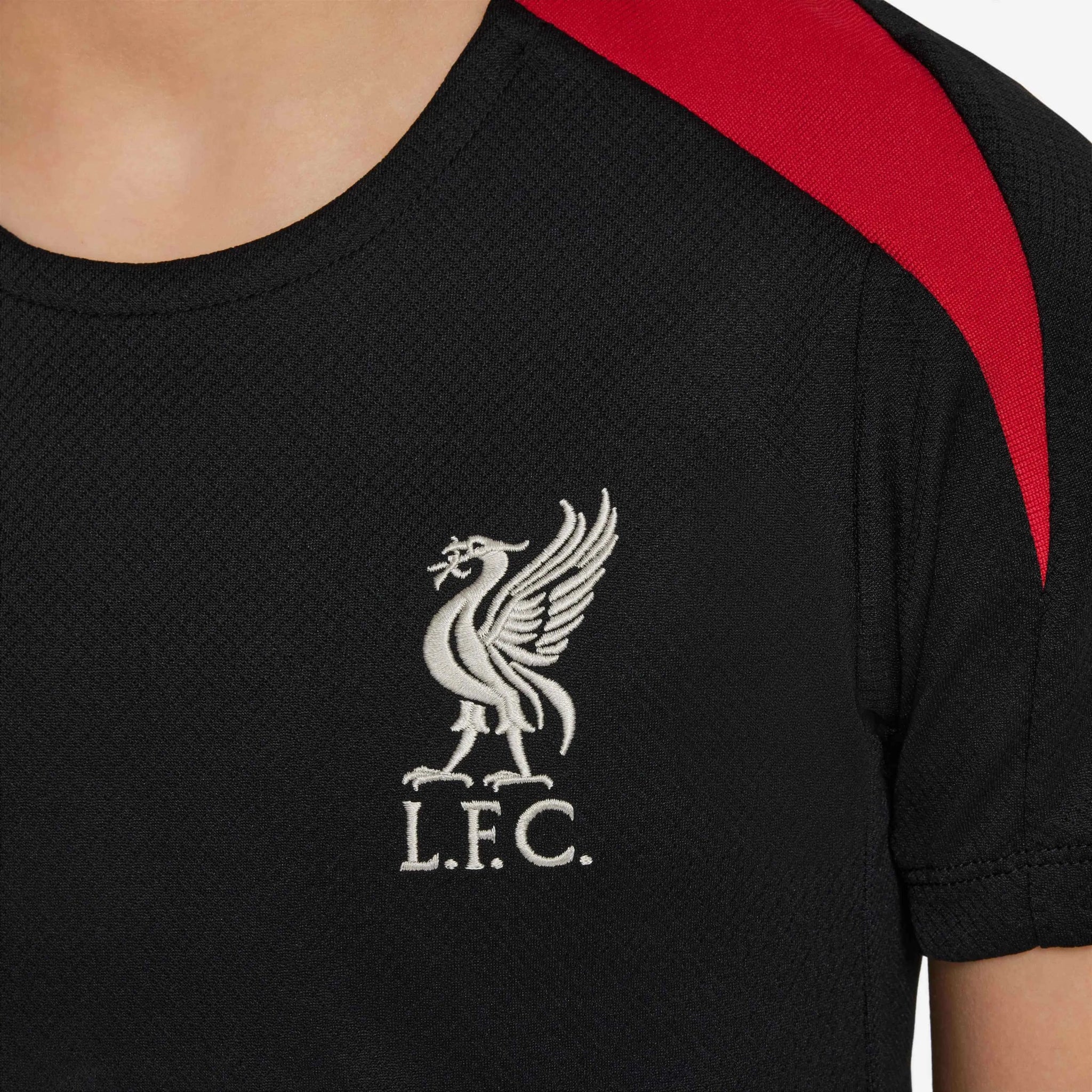 Nike 2024-25 Liverpool Youth Strike Top Black (Detail 2)