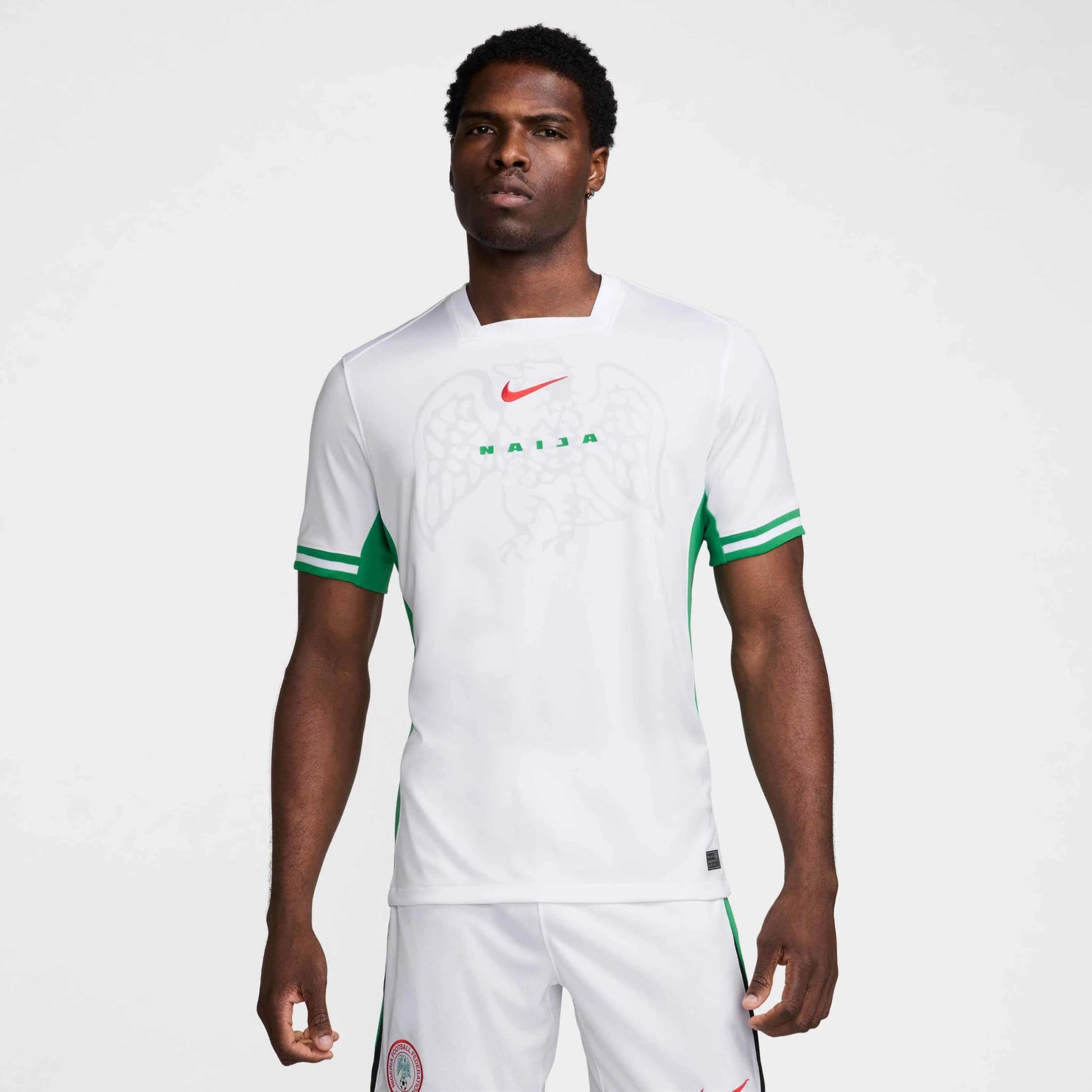 Nike 2024-25 Nigeria Men's Stadium Home Jersey (Model - Front)