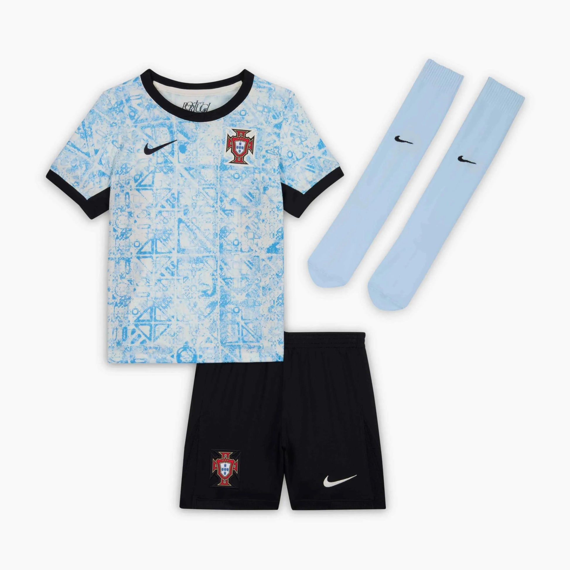 Nike 2024-25 Portugal Kids Stadium Away Kit