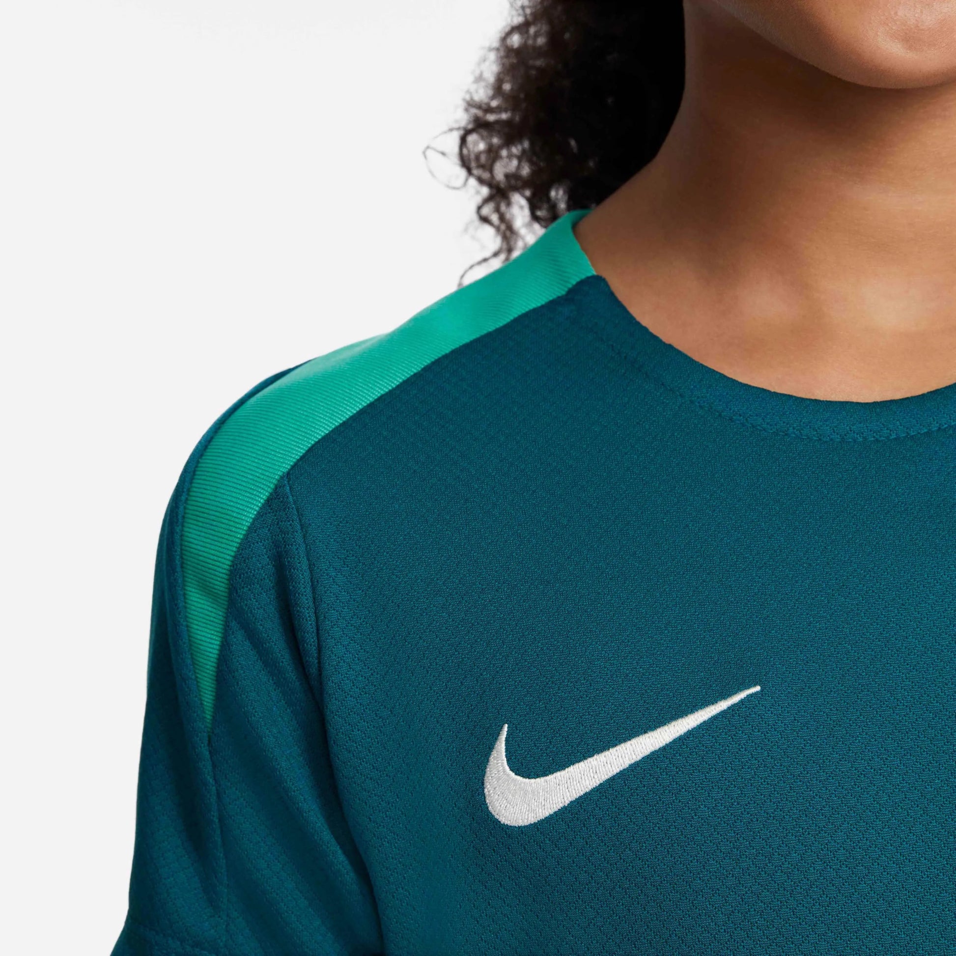 Nike 2024-25 Portugal Youth Dri-Fit Short-Sleeve Knit Top