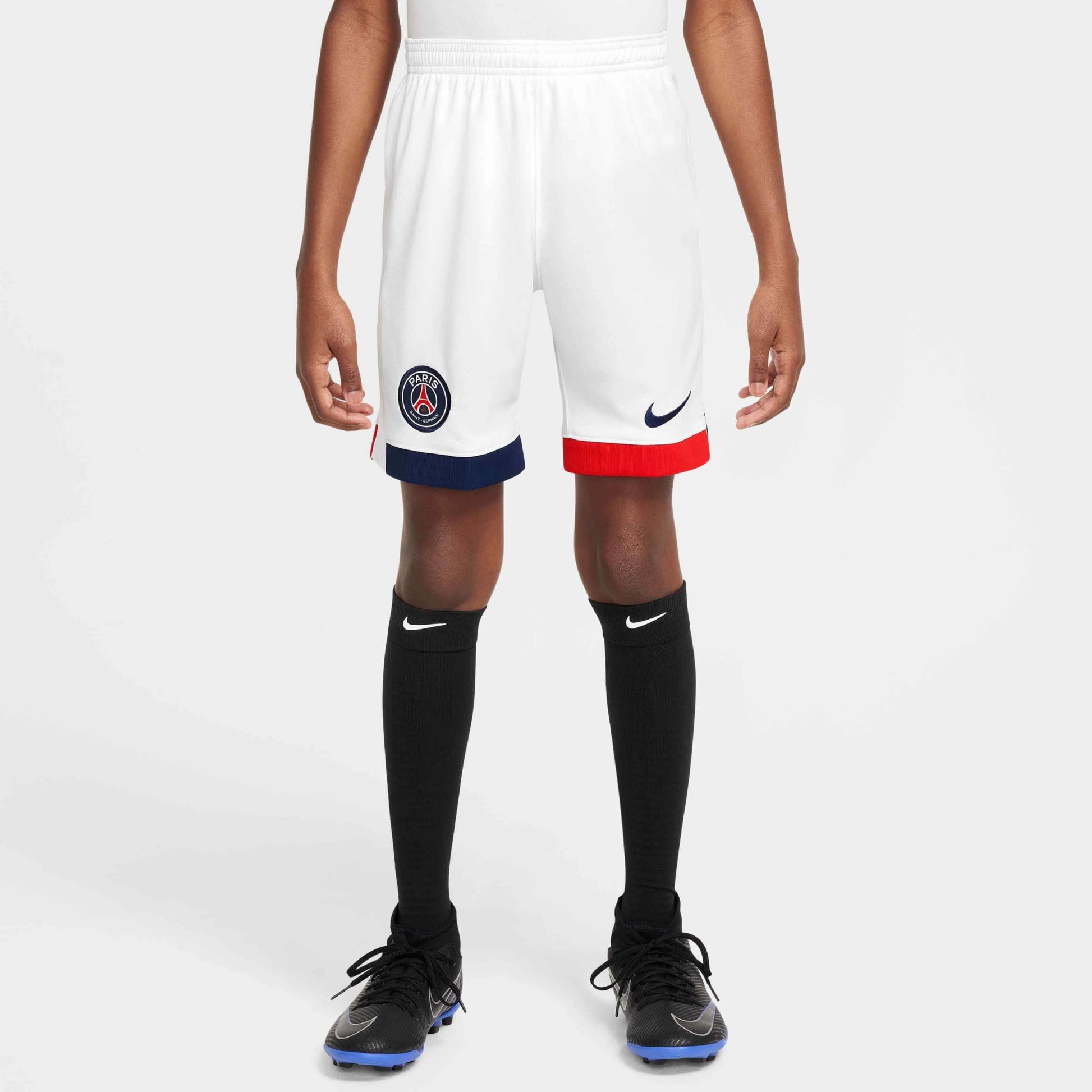 Nike 2024-25 PSG Youth Stadium Away Shorts (Model - Front)