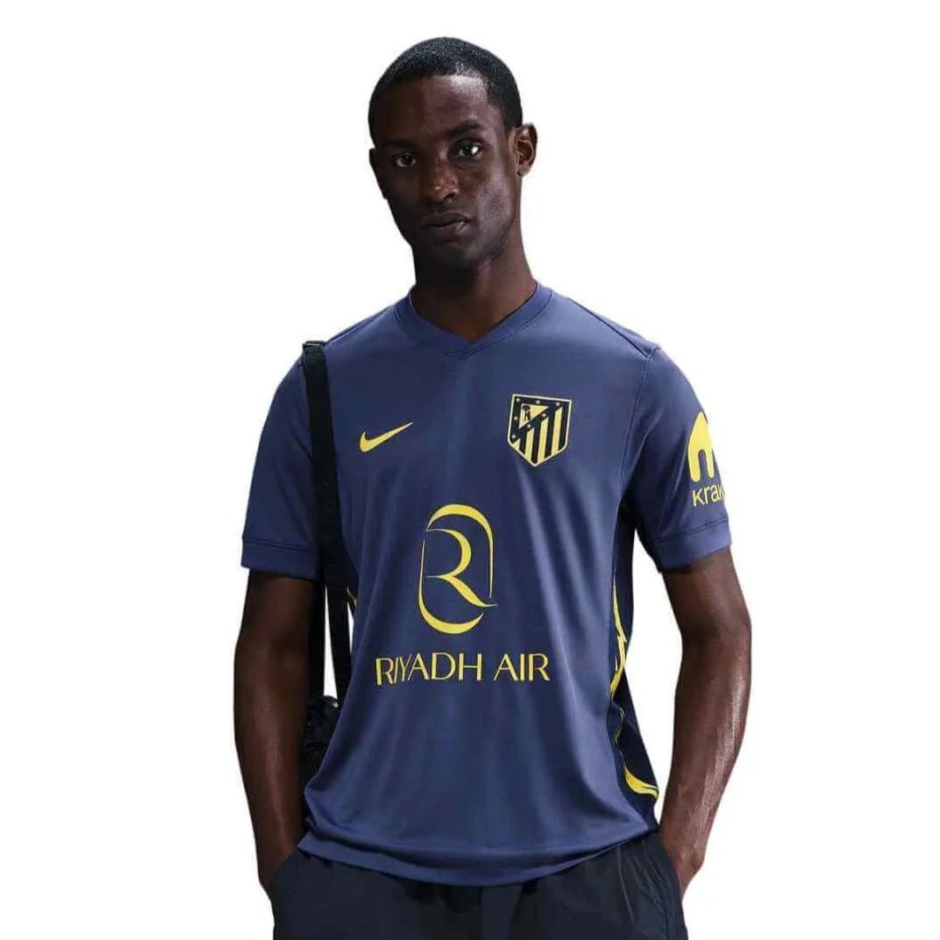 Nike 2025-26 Atletico Madrid Men's Stadium Away Soccer Jersey (Model - Front)