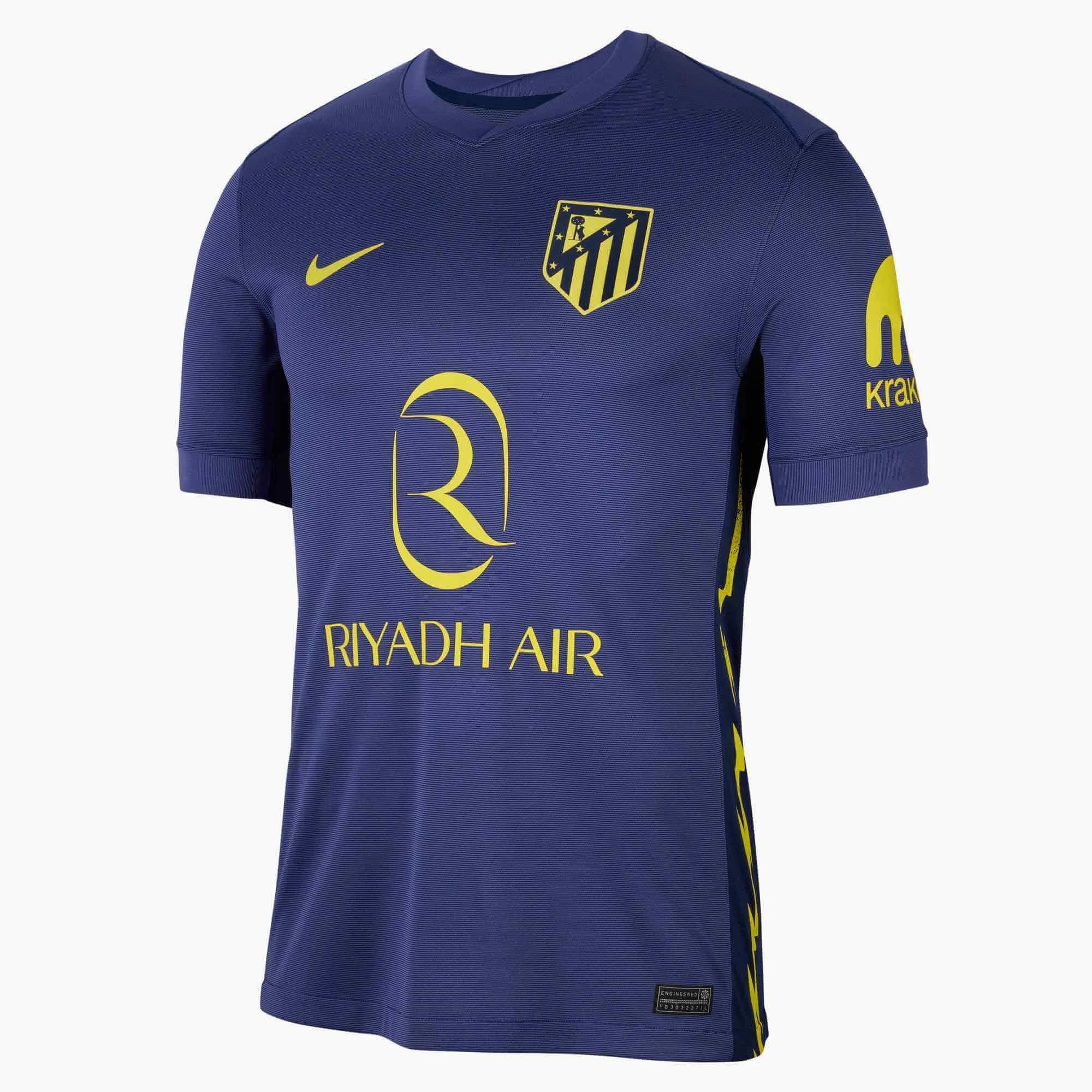 Nike 2025-26 Atletico Madrid Men's Stadium Away Soccer Jersey (Front)