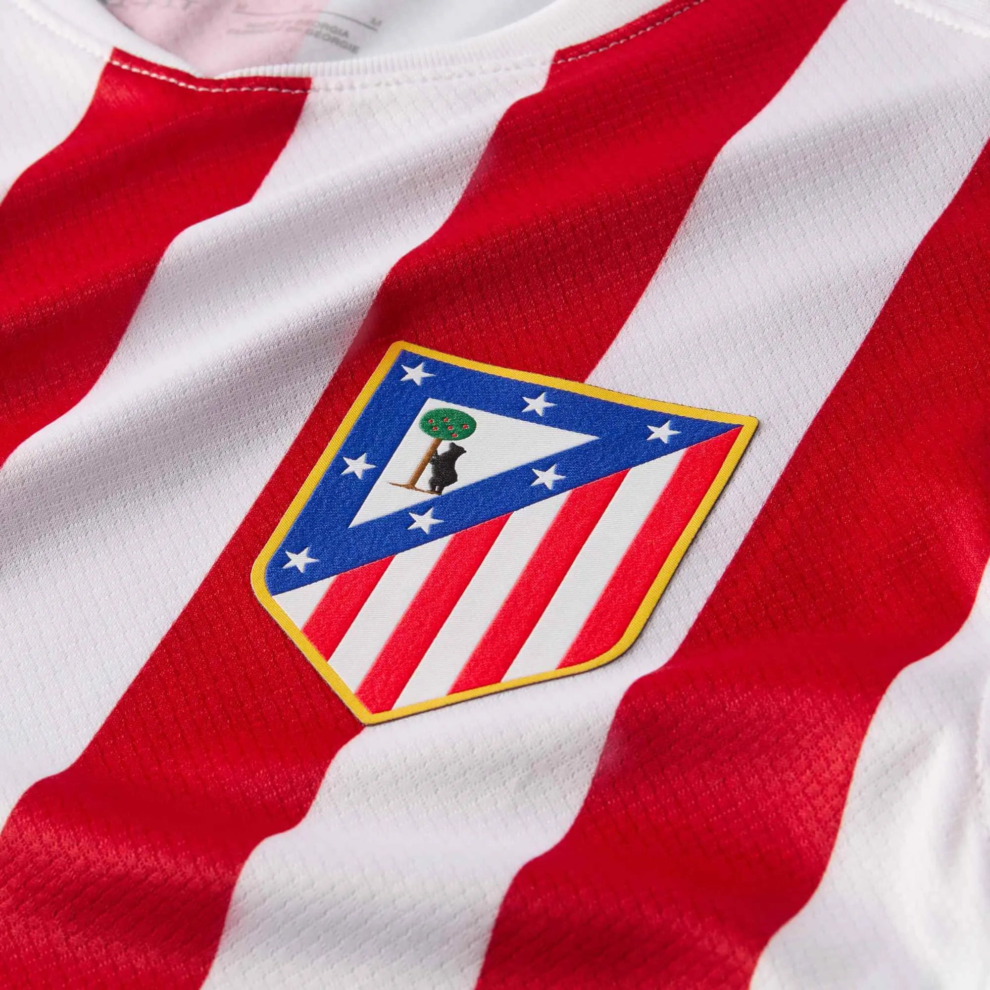 Nike 2025-26 Atletico Madrid Men's Stadium Home Soccer Jersey (Detail 4)