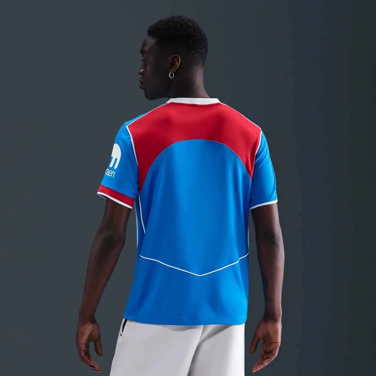 Nike 2025-26 Atletico Madrid Men's Stadium Third Soccer Jersey (Model - Back)