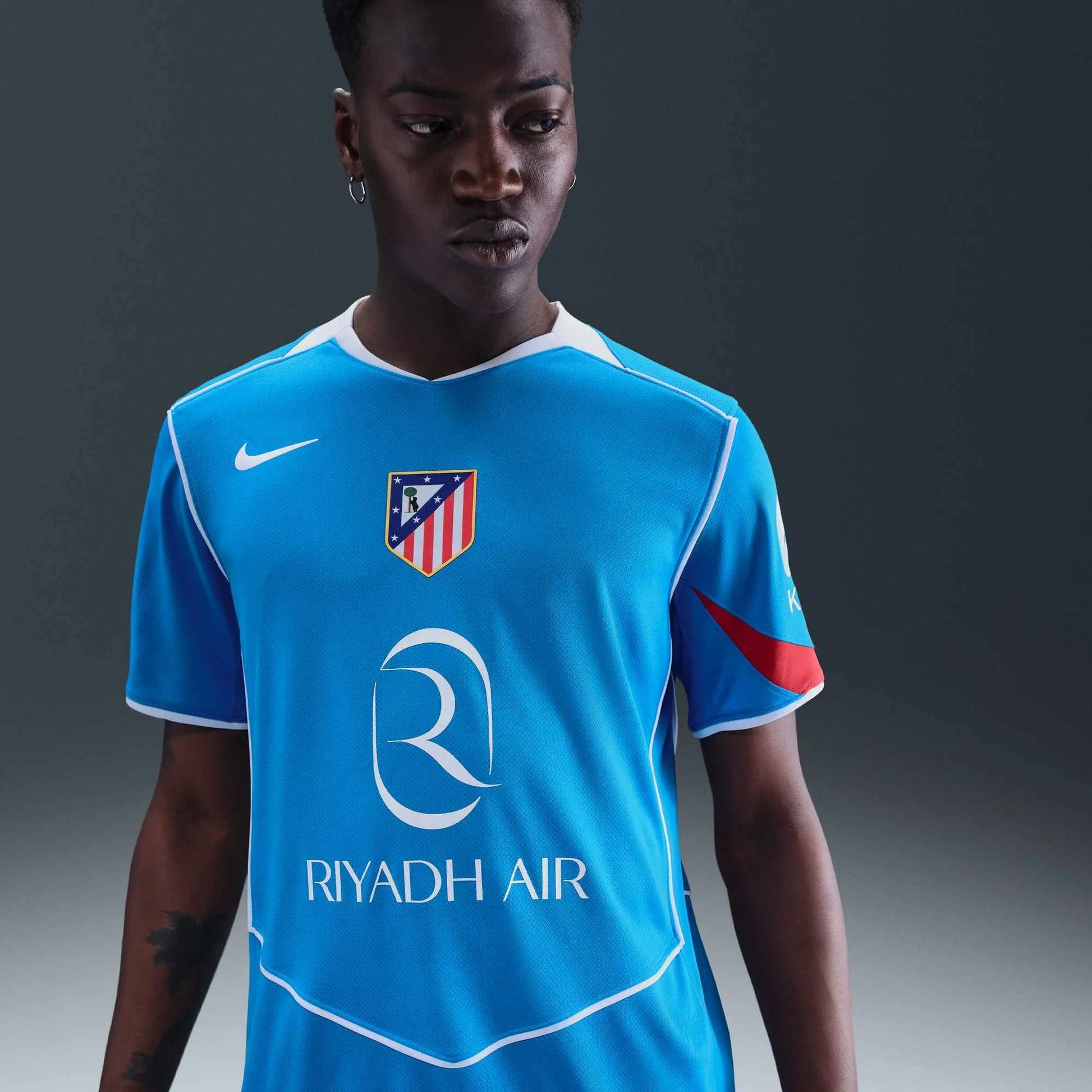 Nike 2025-26 Atletico Madrid Men's Stadium Third Soccer Jersey (Detail 1)