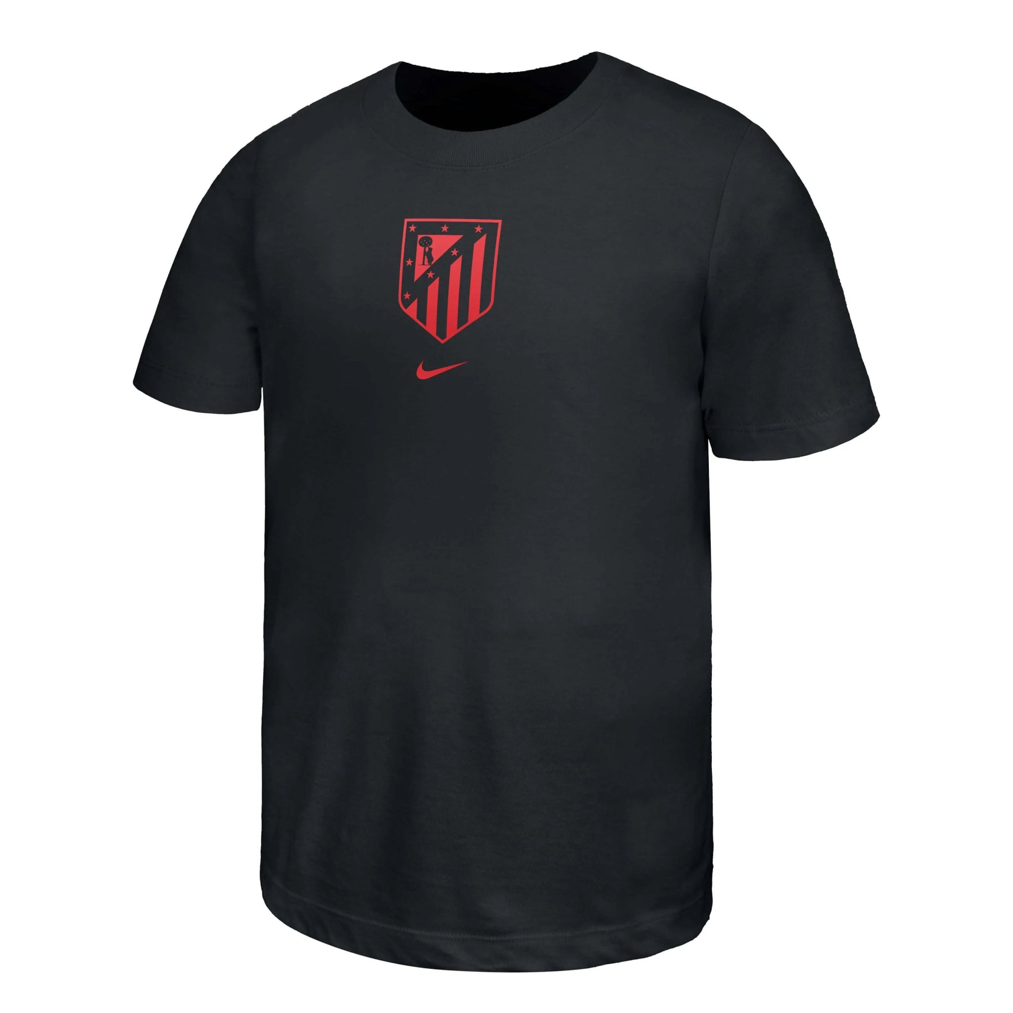 Nike 2025-26 Atletico Madrid Youth Core Short-Sleeve Tee (Front)