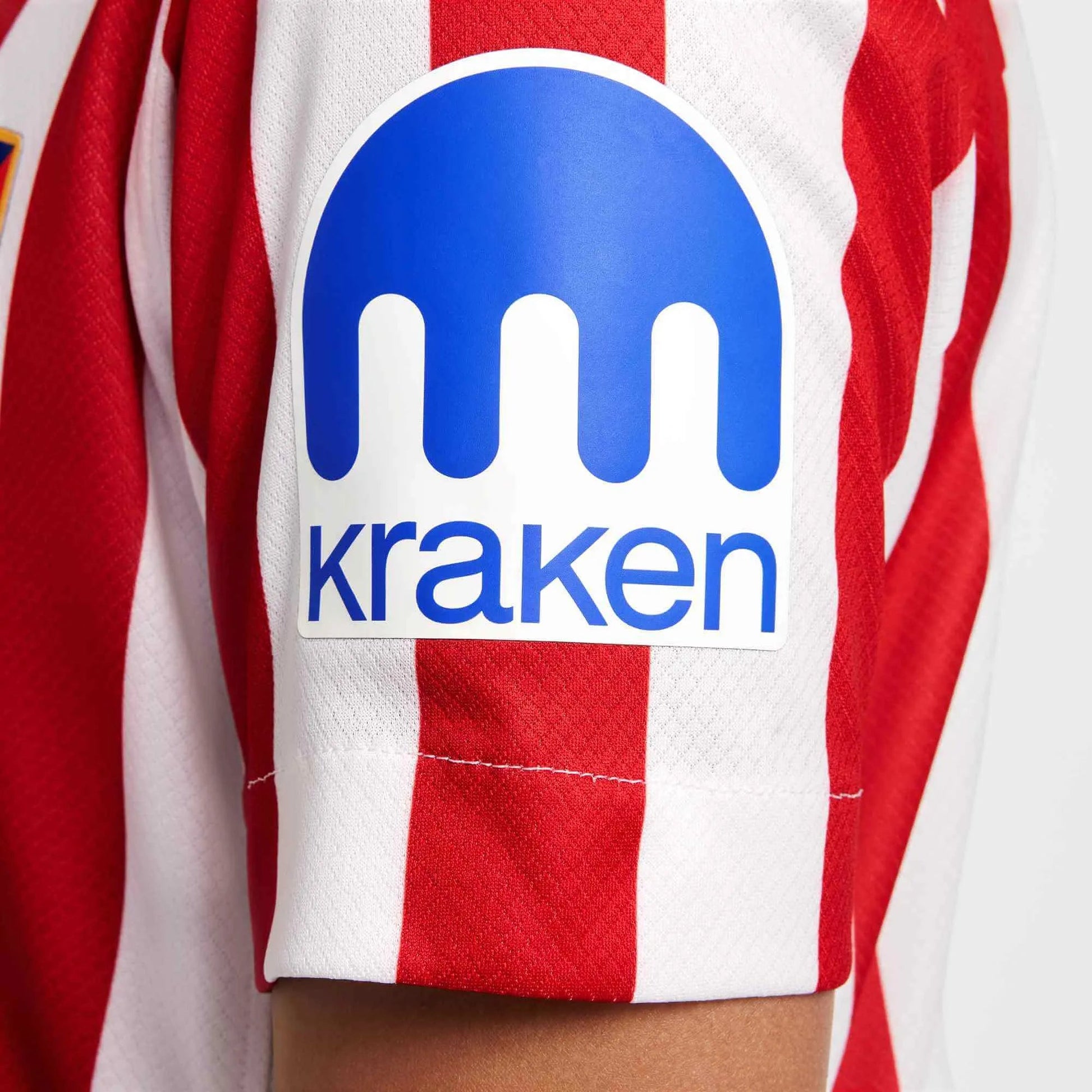 Nike 2025-26 Atletico Madrid Youth Stadium Home Soccer Jersey (Detail 3)