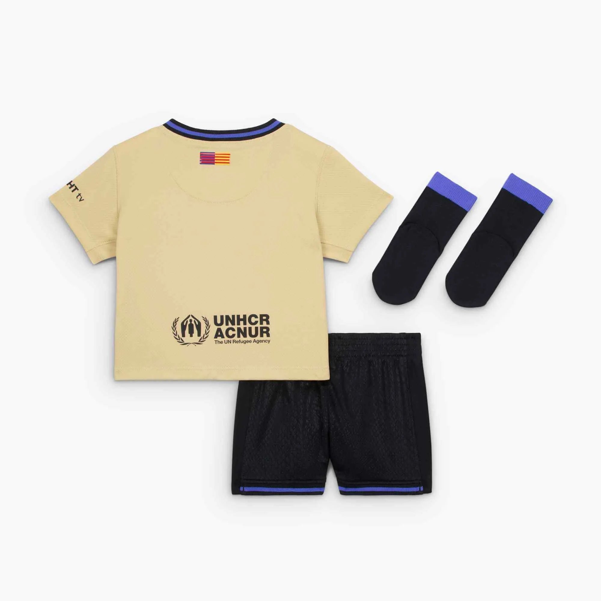 Nike 2025-26 Barcelona Infant Away Kit (Set - Back)