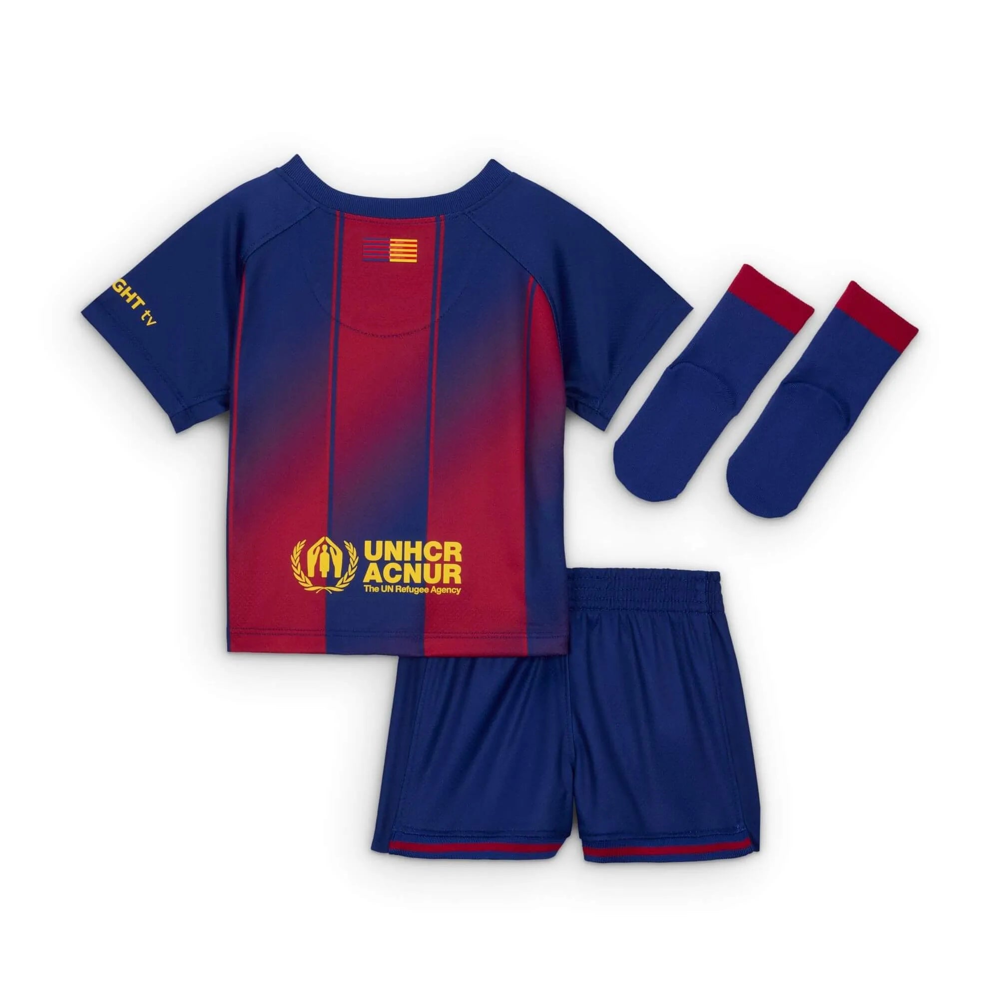 Nike 2025-26 Barcelona Infant Home Kit (Set - Back)