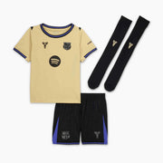 Nike 2025-26 Barcelona Little Kids' Stadium Away Kit (Set - Front)