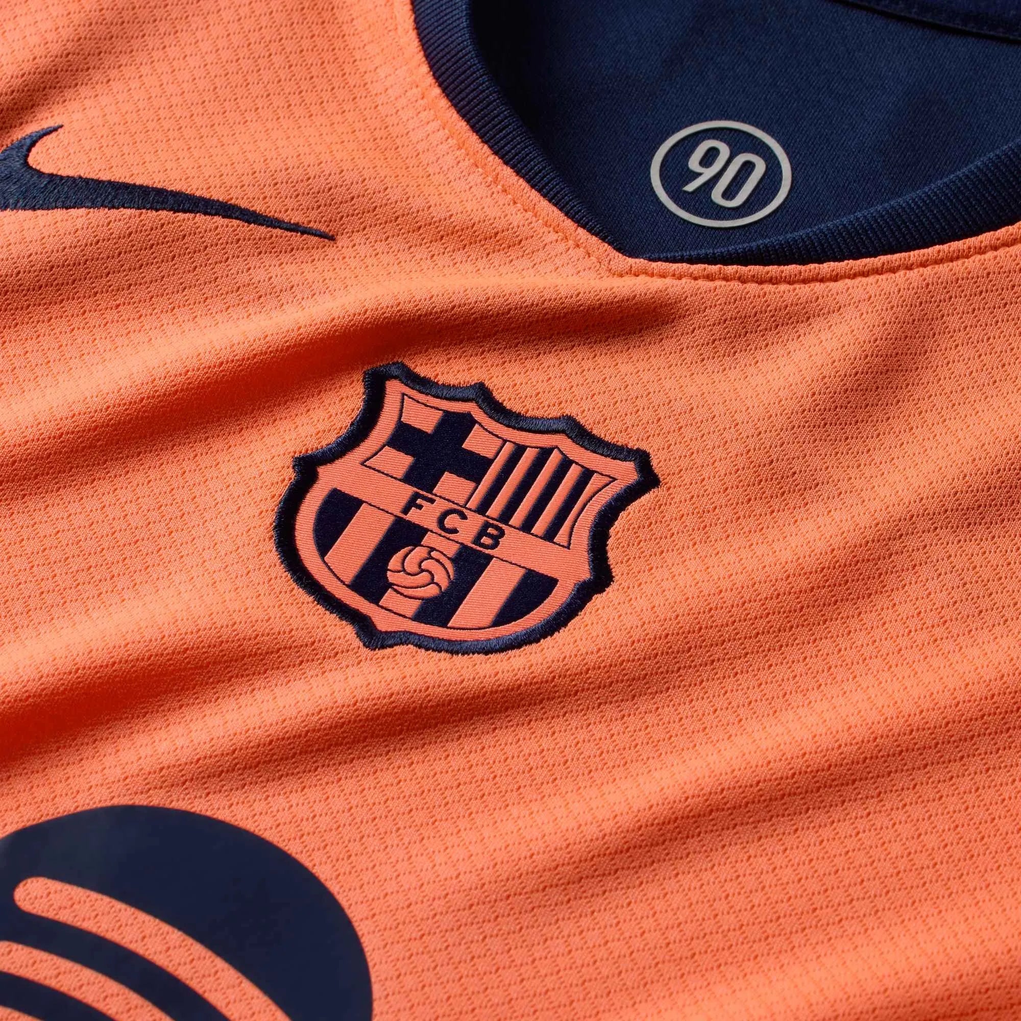 Nike 2025-26 Barcelona Little Kids' Stadium Third Kit (Detail 1)