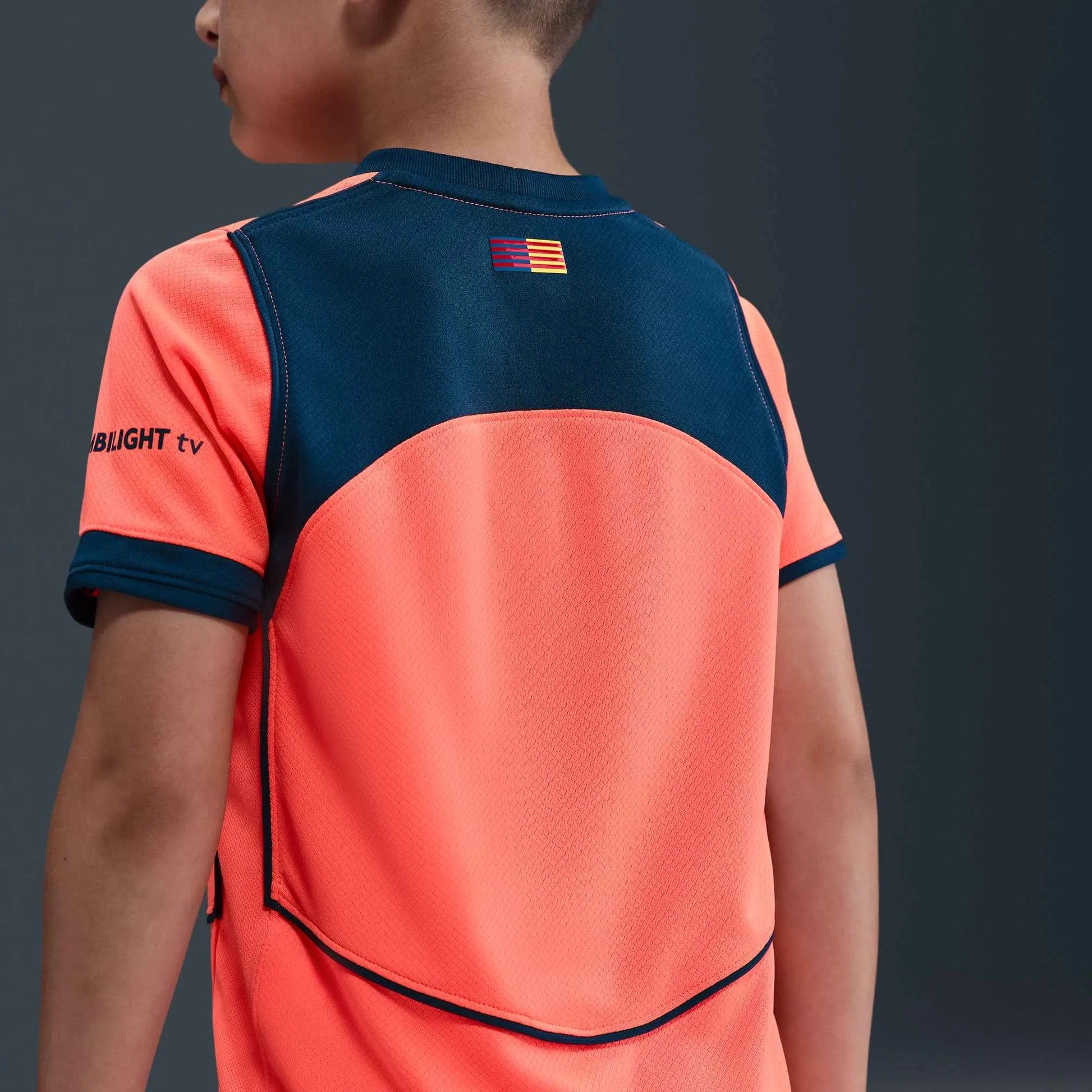 Nike 2025-26 Barcelona Little Kids' Stadium Third Kit (Jersey - Back)