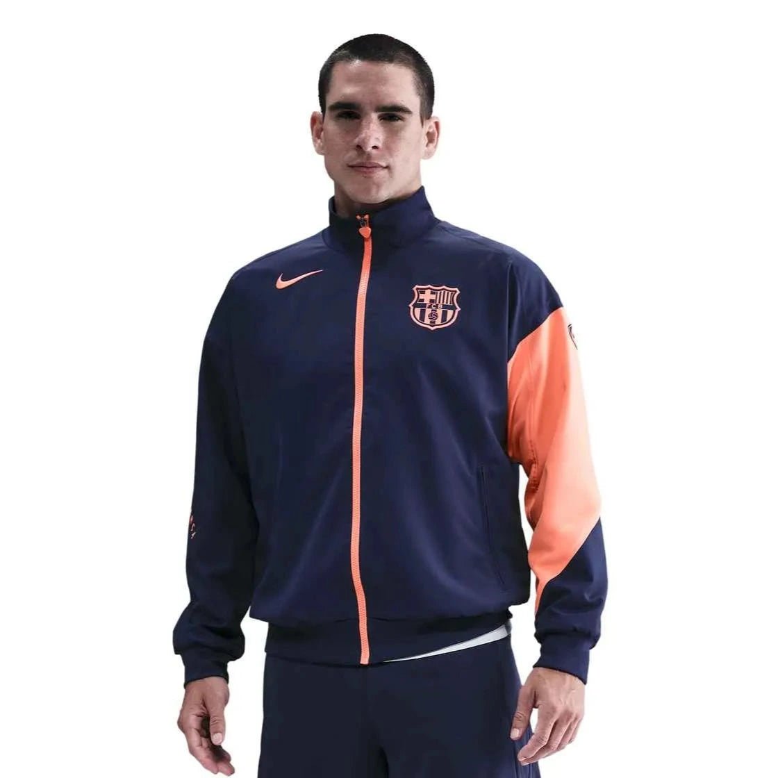 Nike 2025-26 Barcelona Men's DF Strike Anthem Jacket (Model - Front)